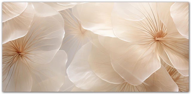 Stampa su tela Fiori Macro 120 x 60 cm