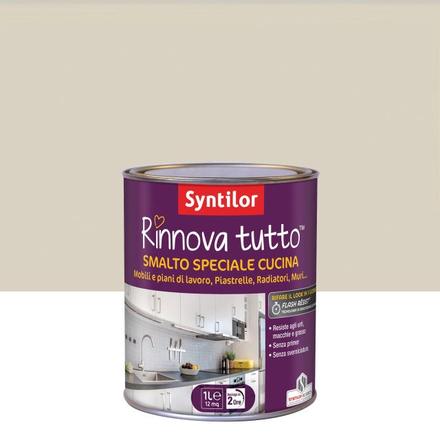 Smalto da interno per mobile, SYNTILOR Rinnova Tutto verde zenzero satinato, 1 L