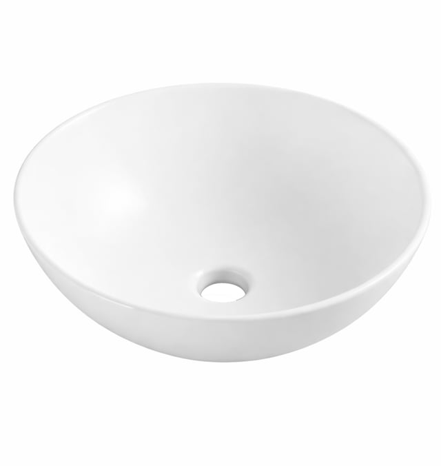LAVABO SOBREPONER BOL 36CM BLANCO MATE