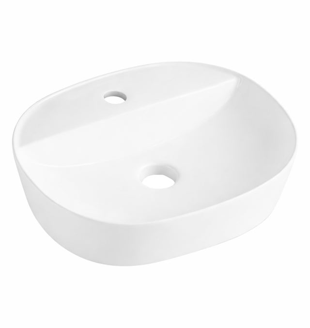 LAVABO SOBREPONER OVALADO 50CM BLANCO