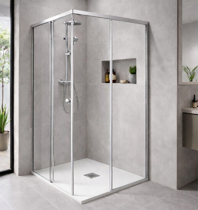 PLATO DE DUCHA CUADRADO BLANCO 90X90X3CM