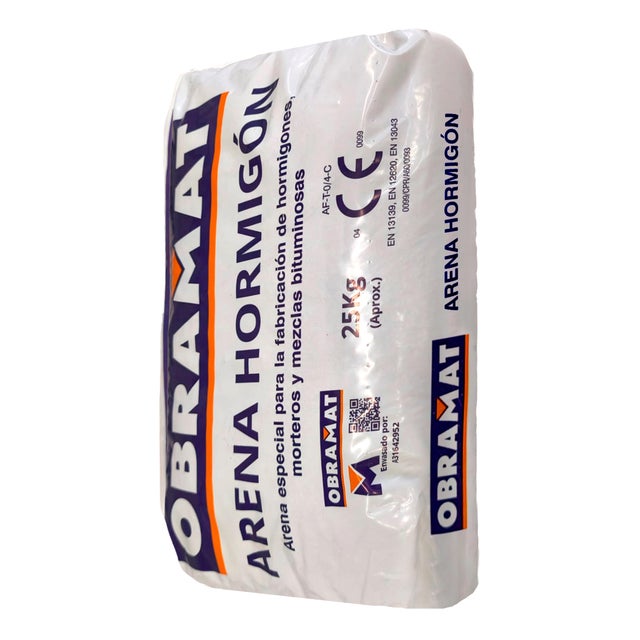 ARENA HORMIGON 0-4 MM 25 KG