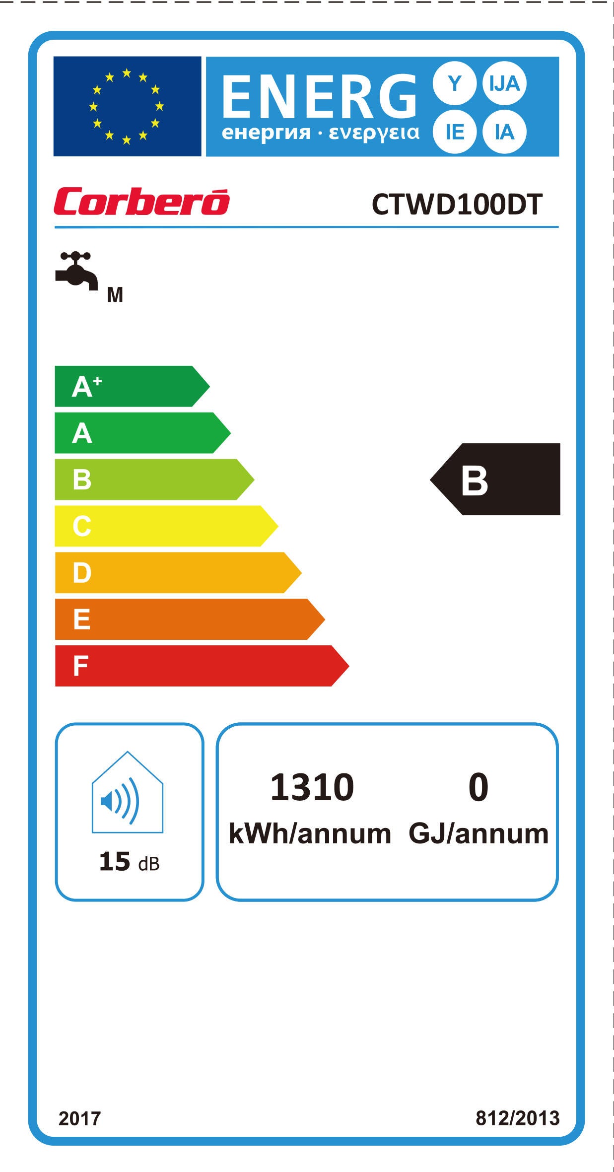 Termo eléctrico CORBERO CTMA 50l horizontal - 3