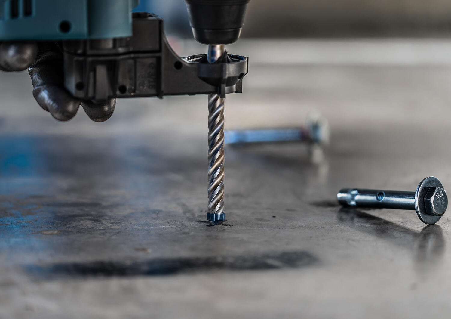 Lot de 5 forets à béton SDS Plus 4 taillants, 5-6-6-8-10 mm BOSCH EXPERT - 6