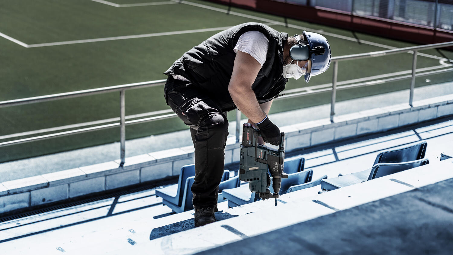 Lot de 5 forets à béton SDS Plus 4 taillants, 5-6-6-8-10 mm BOSCH EXPERT - 5