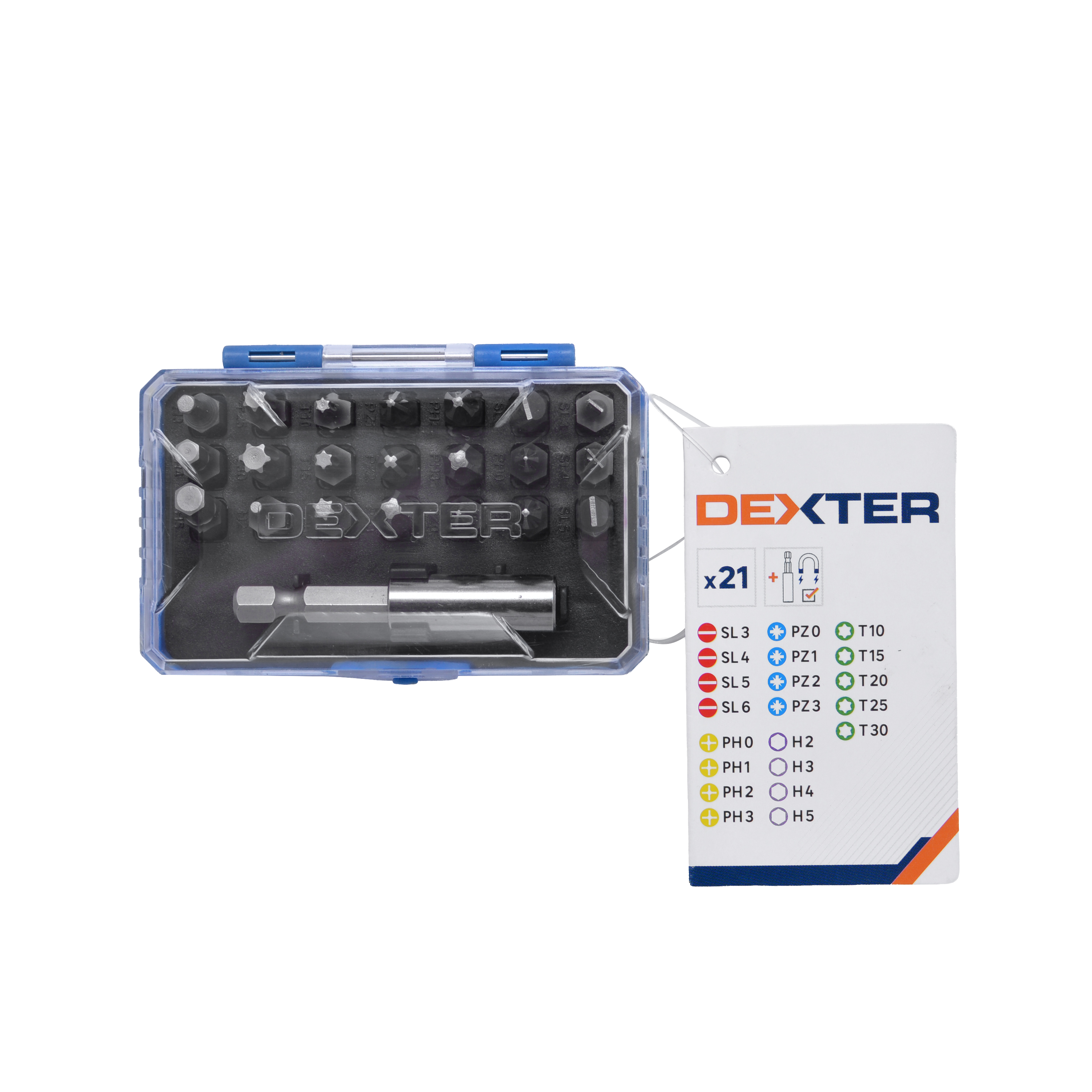 Conjunto 21 Bits+Adaptador magnético Dexter - 2