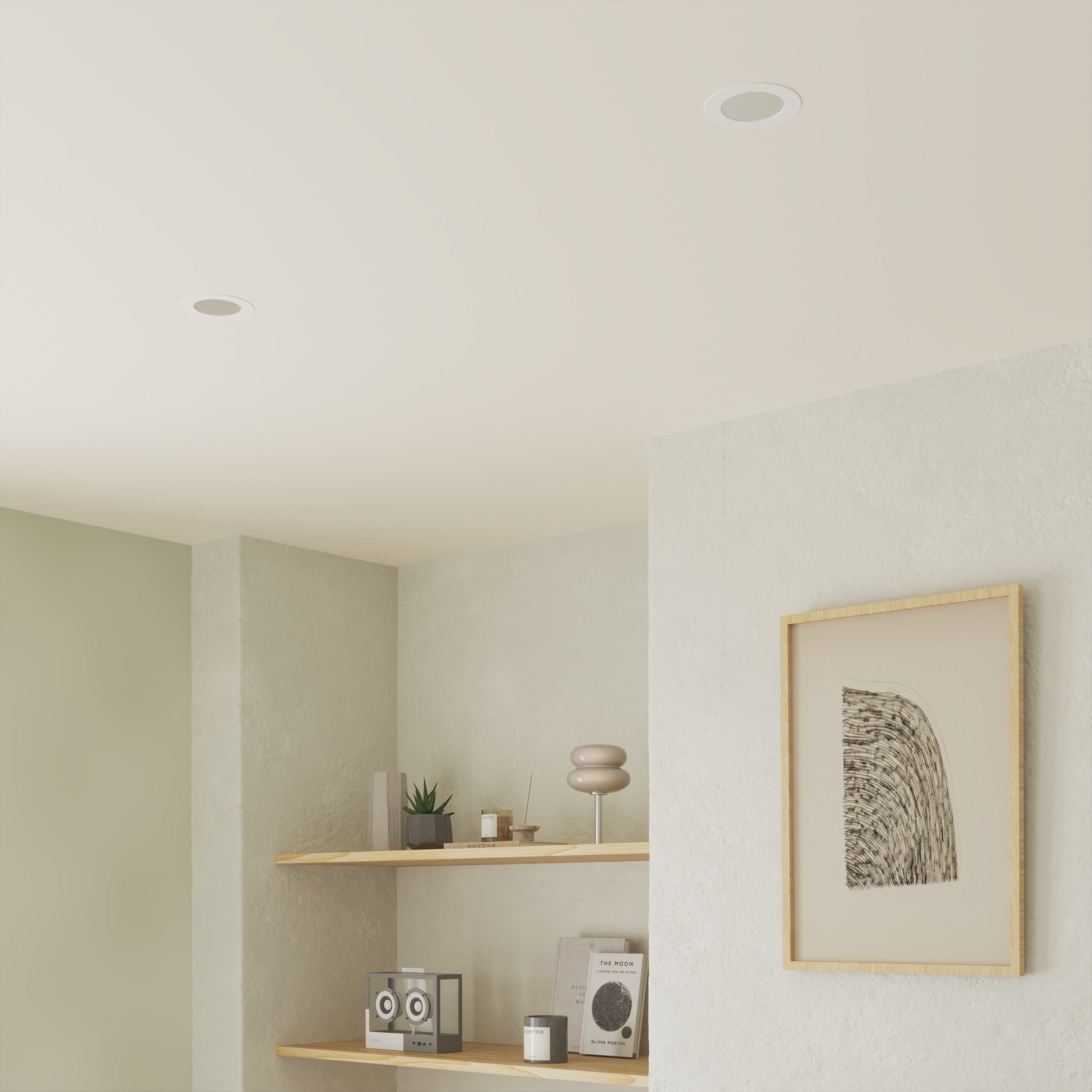 Downlight LED empotrable INSPIRE EXTRAFLAT blanco redondo ø12 cm 1150 lm 9 W 3 tonos de luz CCT (2700K-4000K-6000K) IP20 - Foco LED empotrado para techos - 7