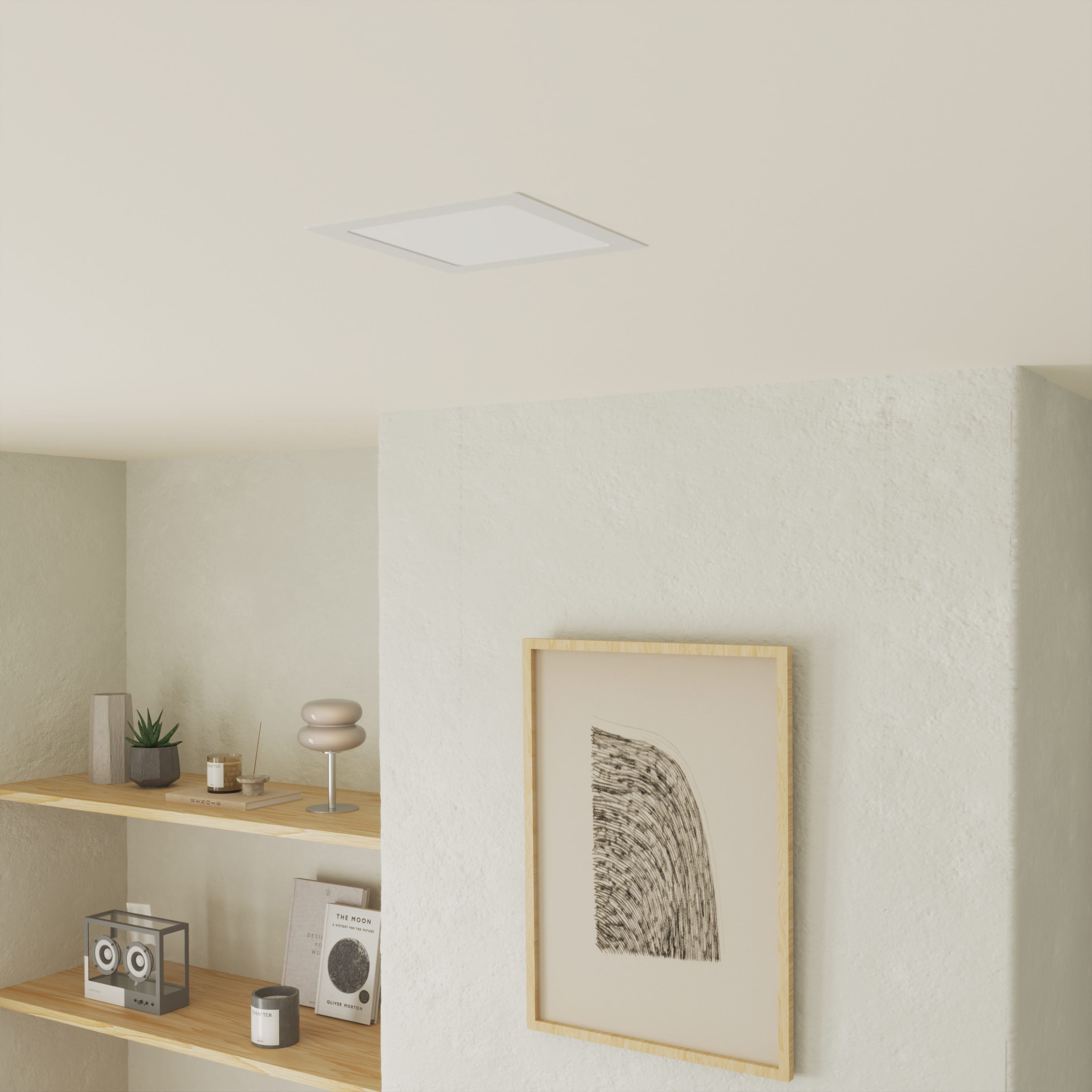 Downlight LED Empotrable INSPIRE EXTRAFLAT Blanco Cuadrado 2500 Lm 18 W downlight-led-empotrable-inspire-extraflat-blanco-cuadrado-2500-lm-18-w
