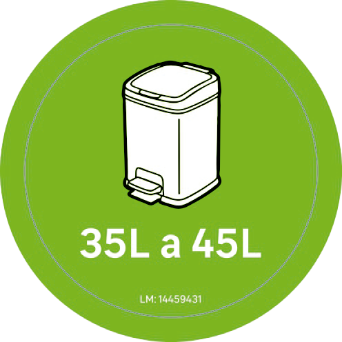 Sacos para lixo Brabantia 10 un de 45L - 4
