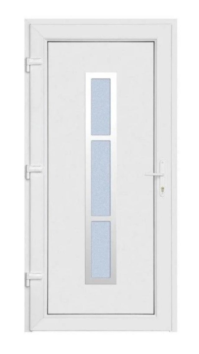 Porta de entrada em PVC Alabama 90X200 branca direita