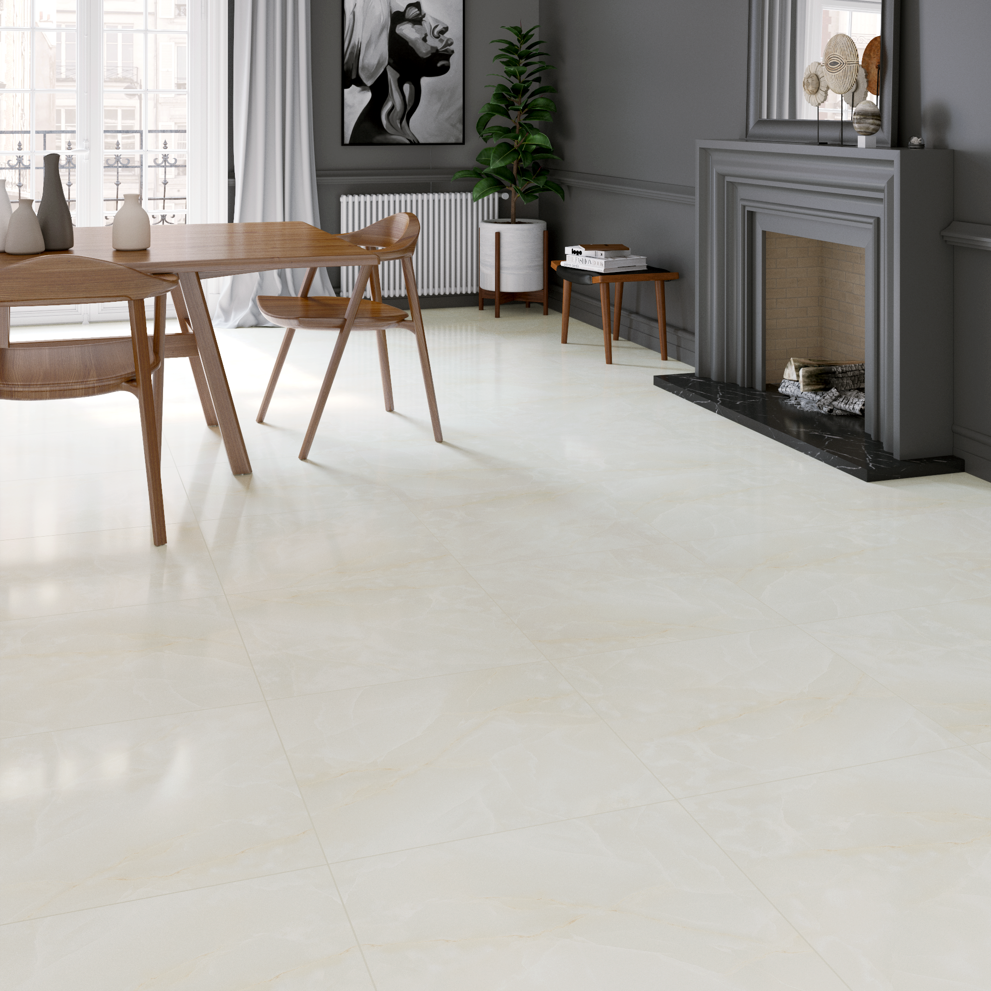Gres szkliwiony Resilio Onyx Rekt 60x60 Artens - 3