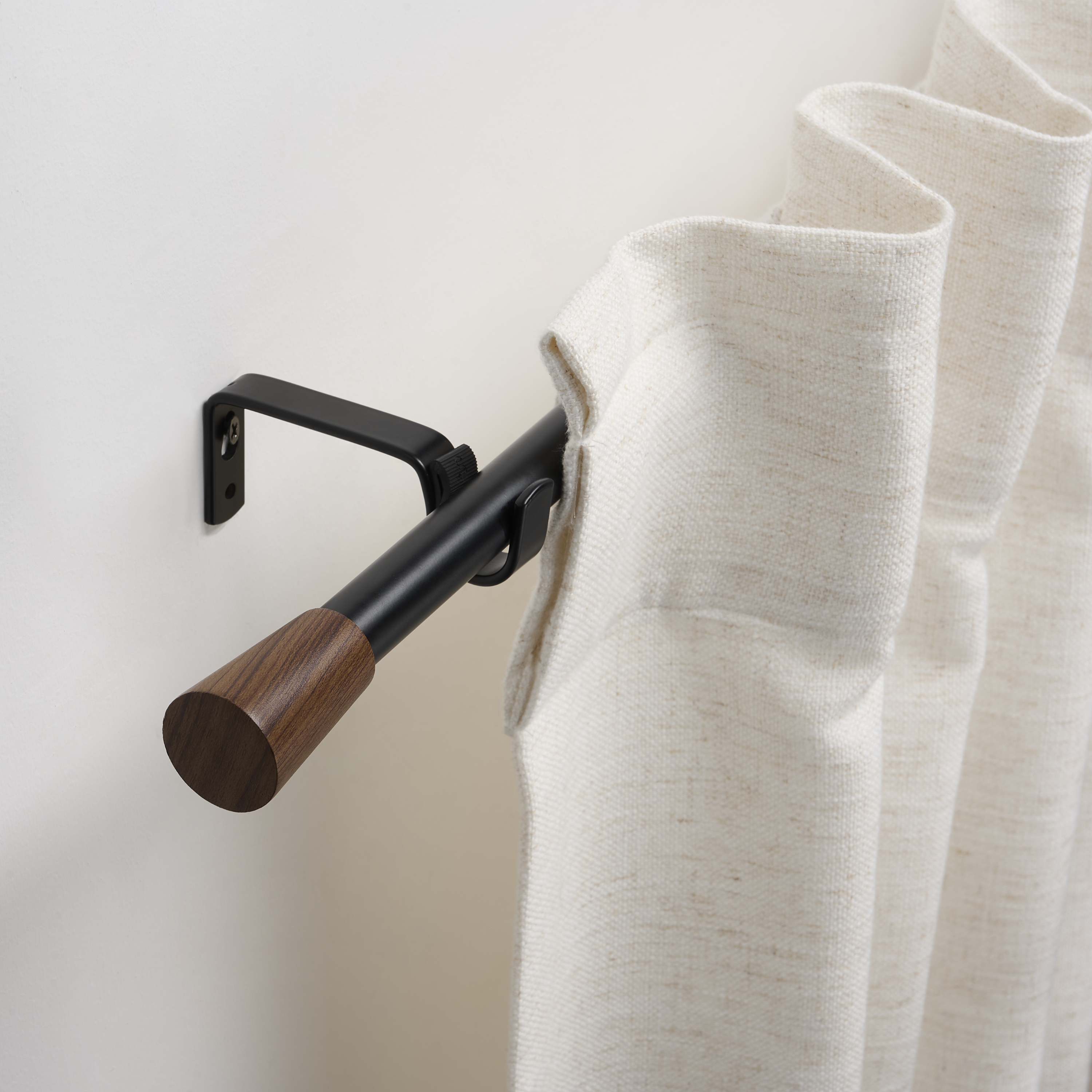 Kit de varões extensível de aço 19mm preto - 4