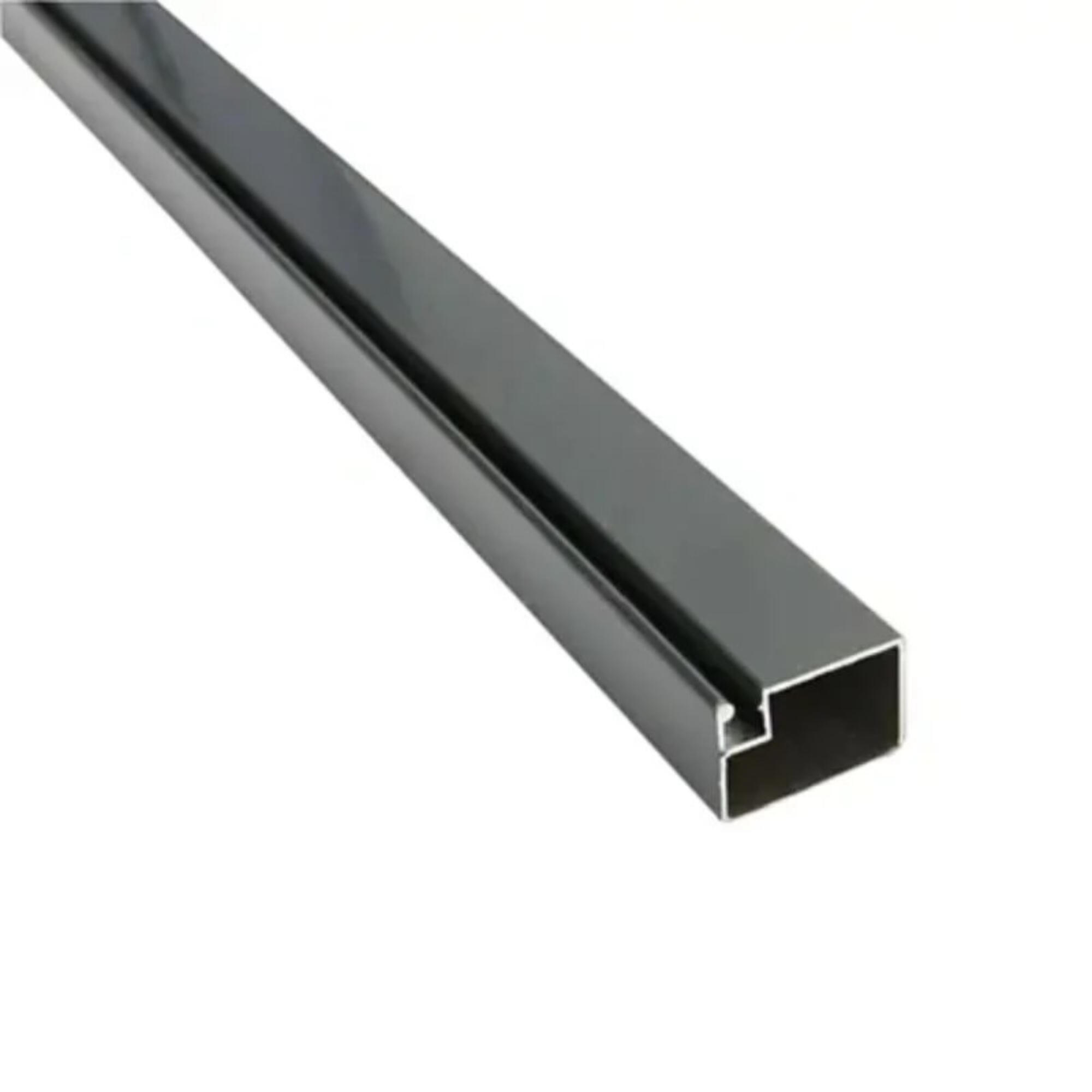 Profil plasa anti-insecte, aluminiu, 300 cm, gri