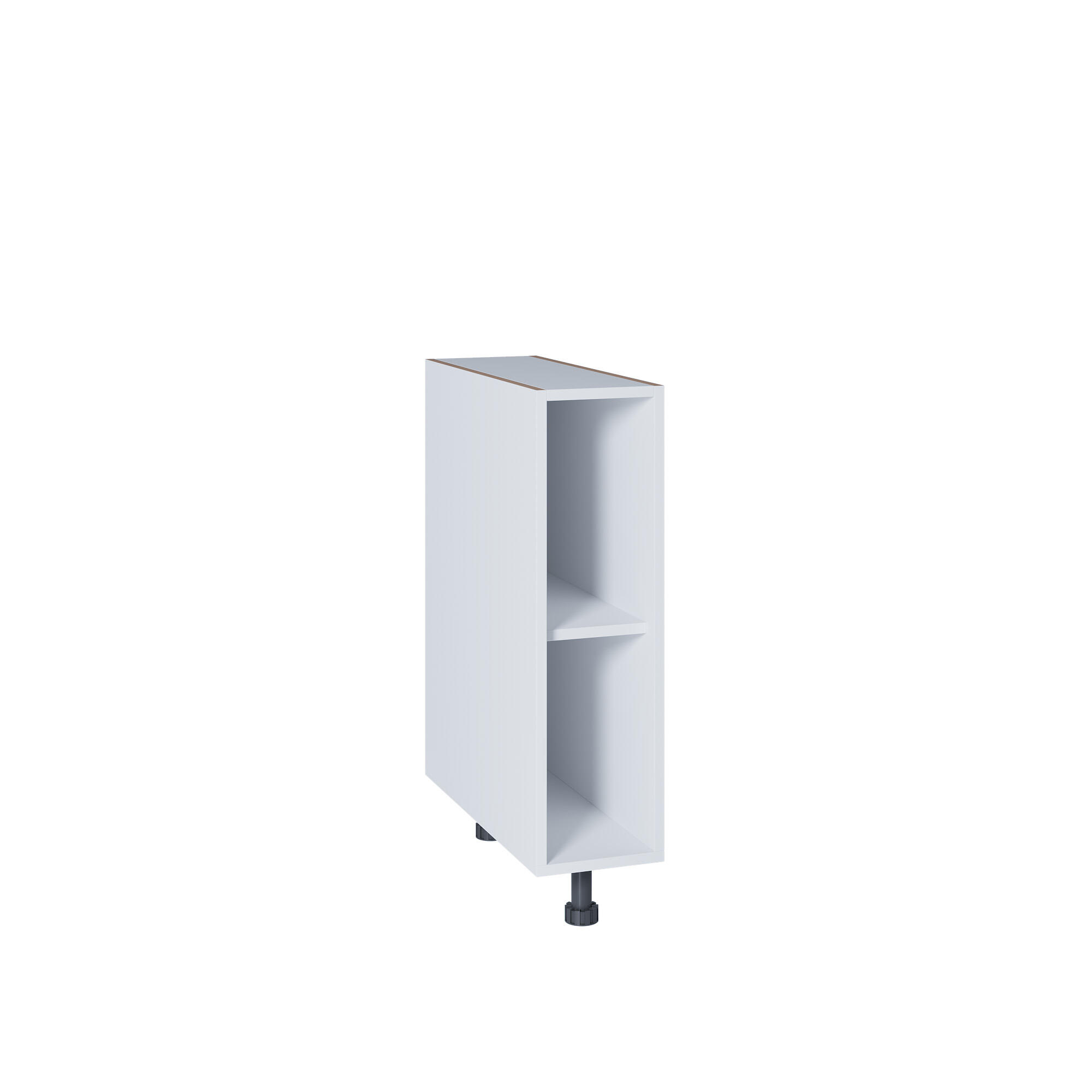 Corp de baza inferior, BI20/70, 20 x 70 x 55 cm, alb, PAL