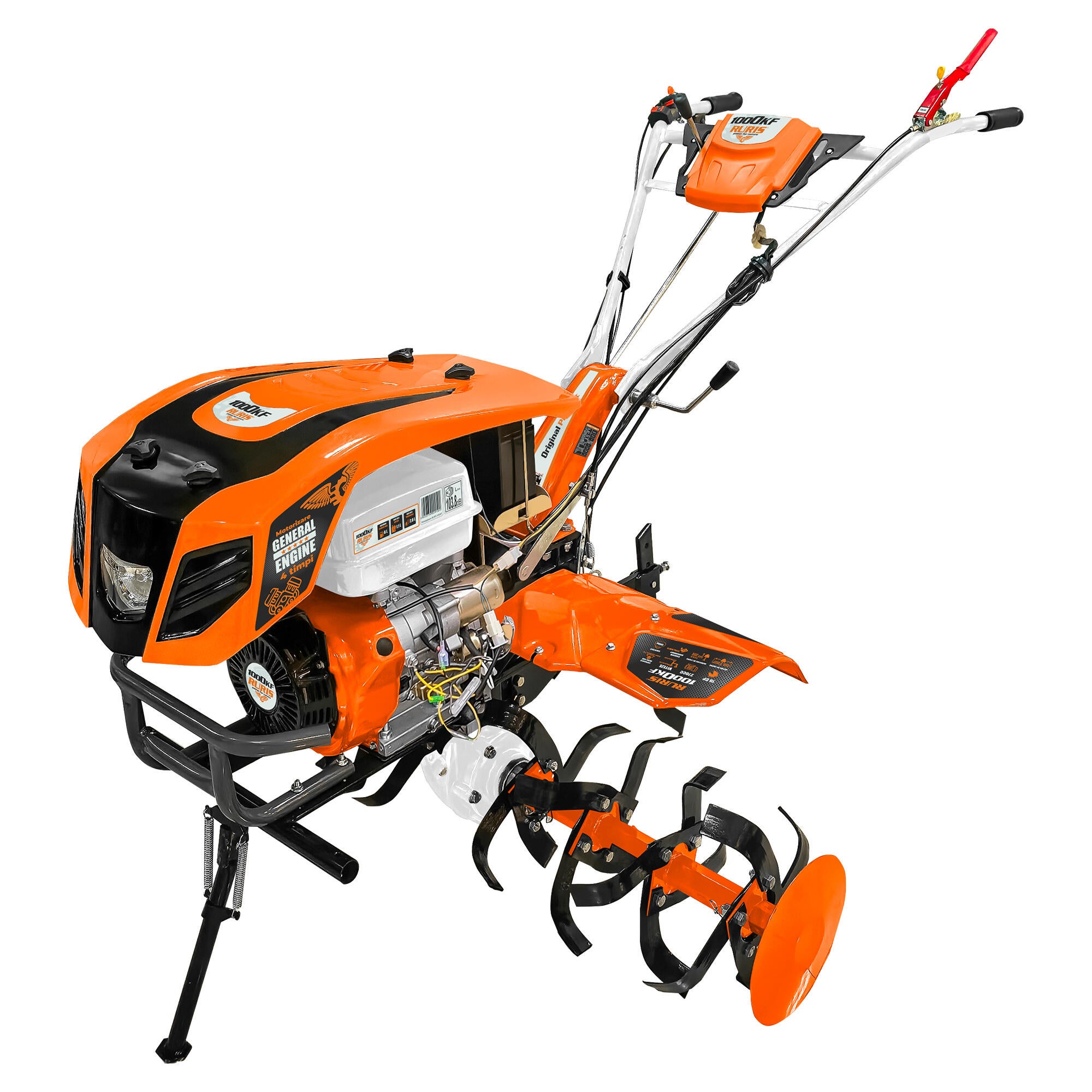 Motosapa pe benzina Ruris 1000KF, 10 CP, 270cc, 3 viteze | Leroy