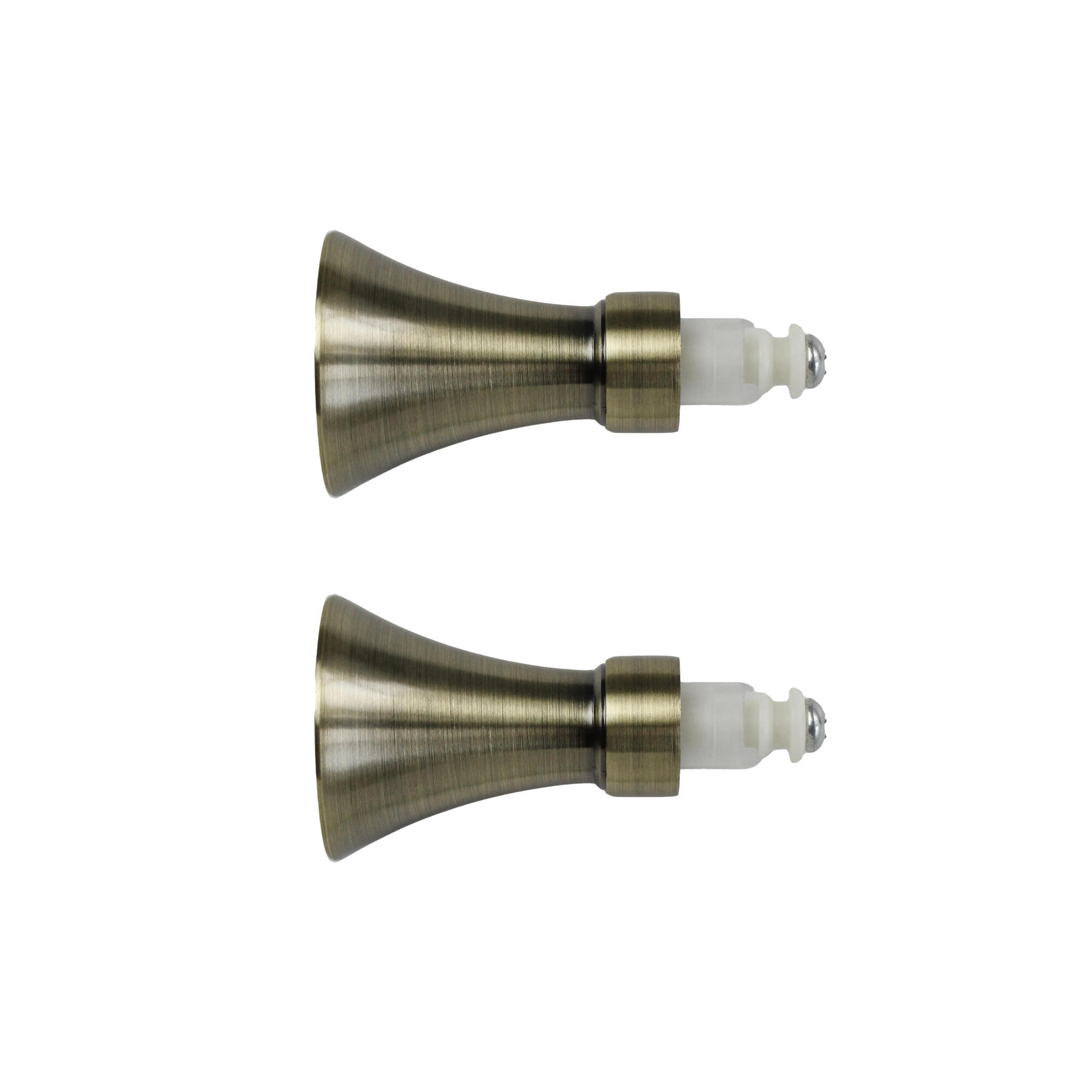 Set 2 capete Neo Inspire, forma curbata, 20 mm, aspect antichizat 2buc