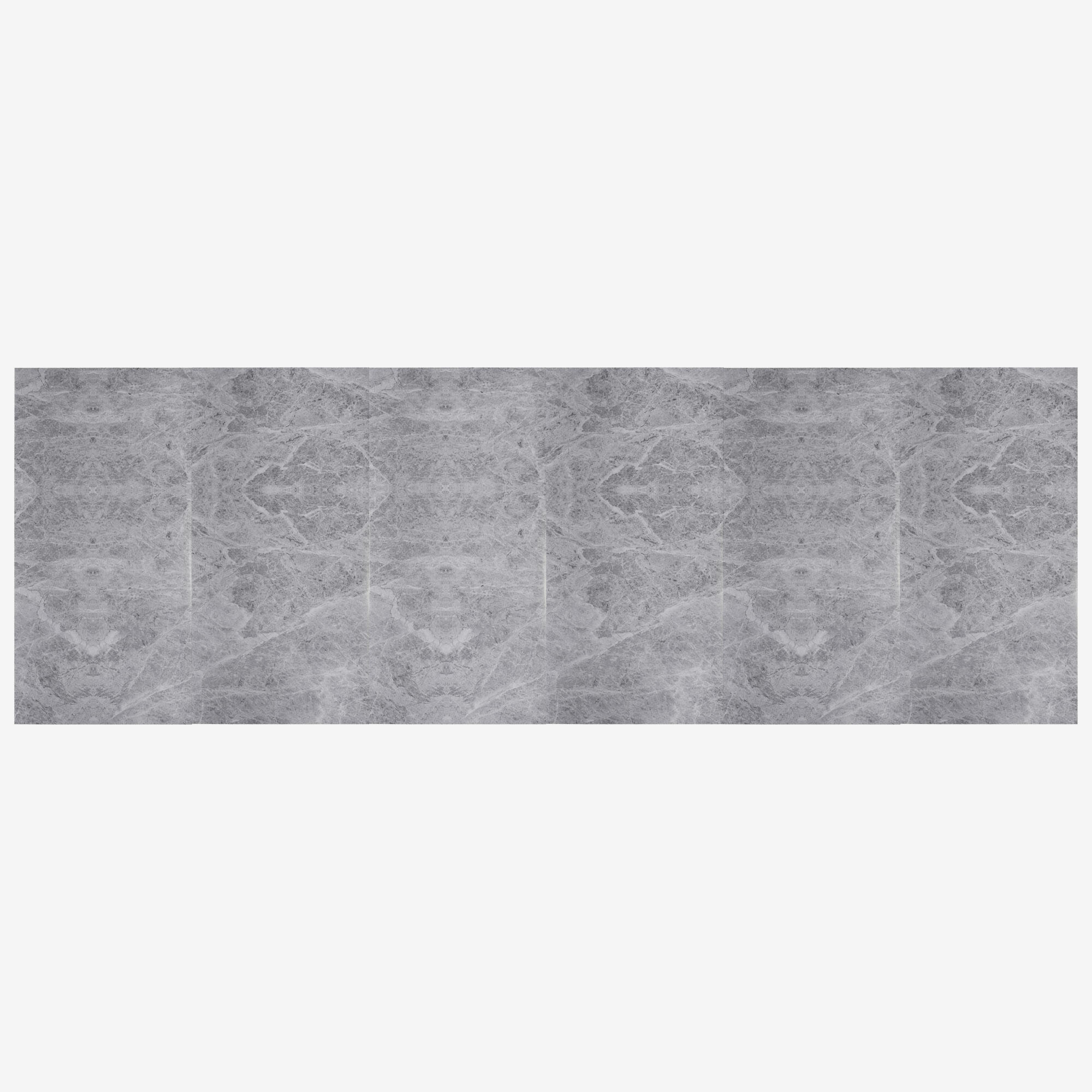 Set 6 panouri decorative autoadezive pentru perete, model Marble Emperado Grey, 60 x 30 cm 6buc