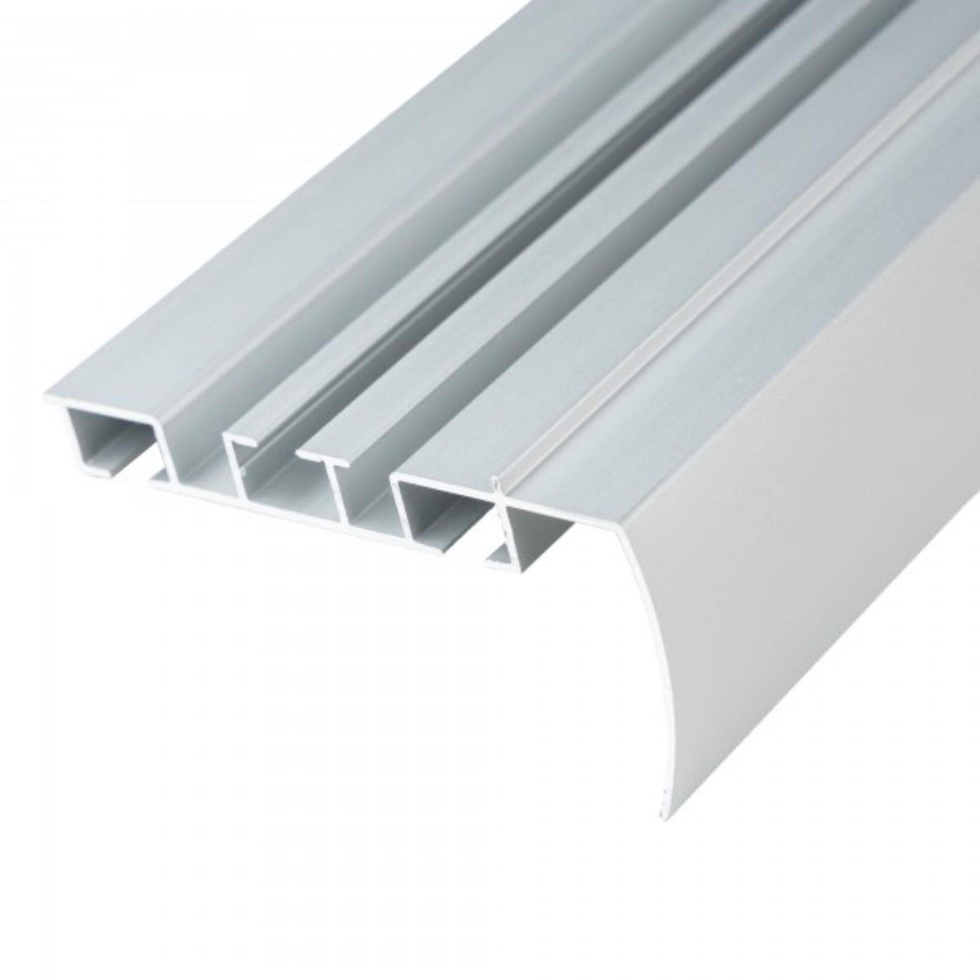 Set sina de aluminiu EVO-M, 200 cm, argintiu | Leroy Merlin