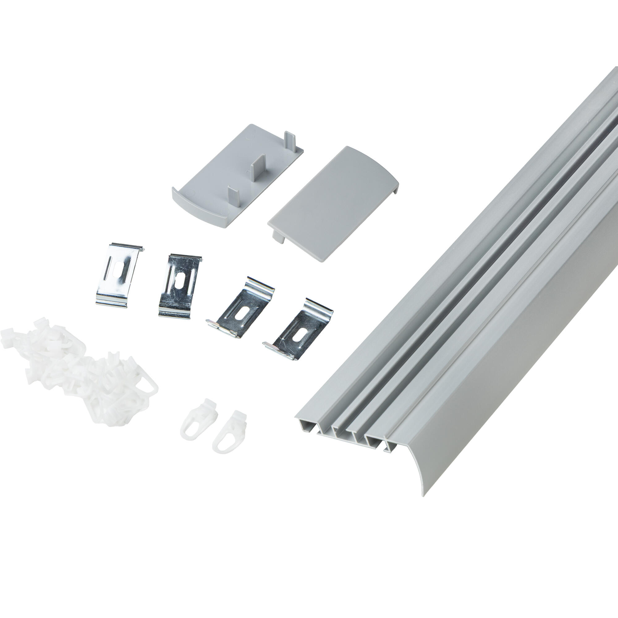 Set sina de aluminiu EVO-M, 200 cm, argintiu | Leroy Merlin
