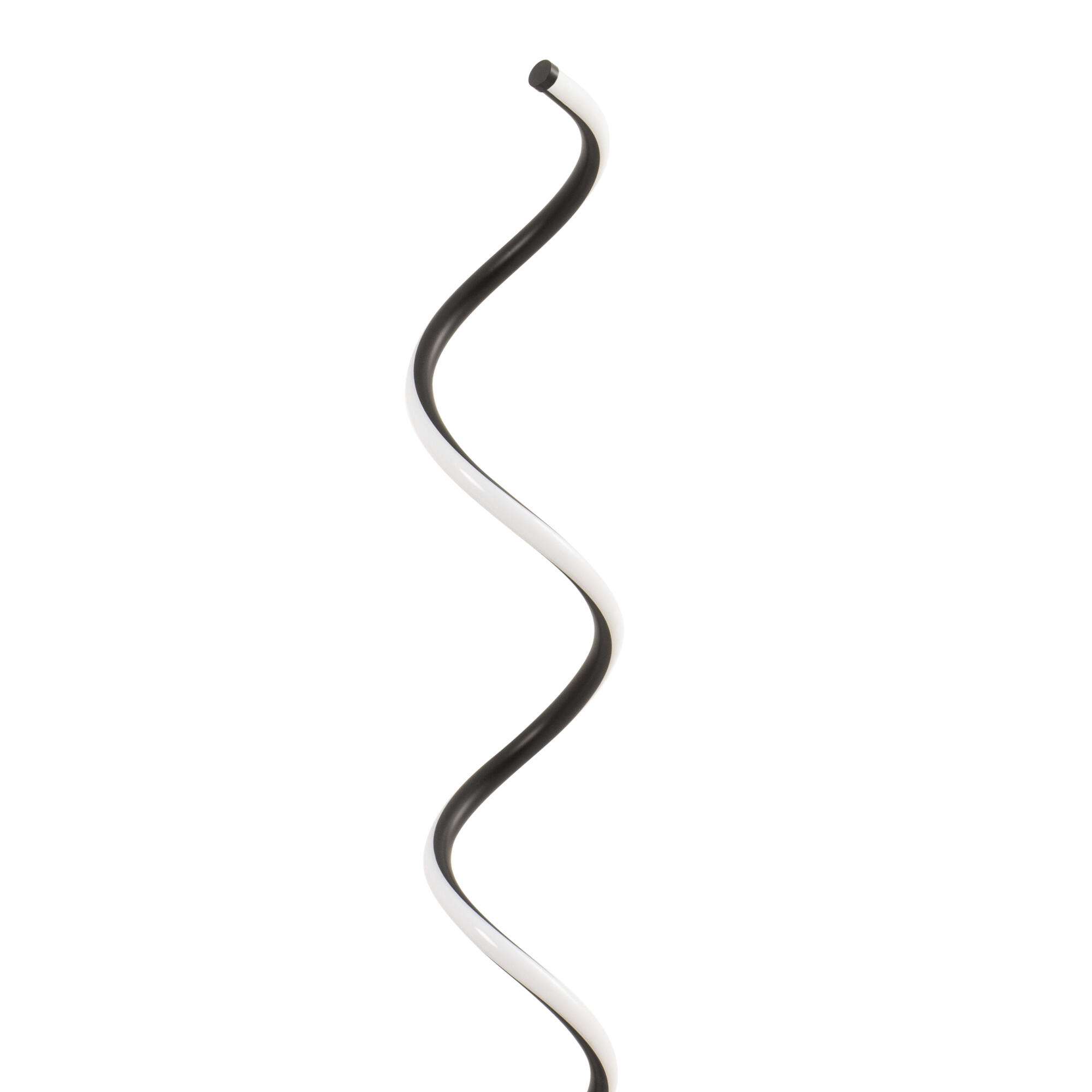 Lampadaire LED Spirale, aluminium, noir, H.133 cm - 5