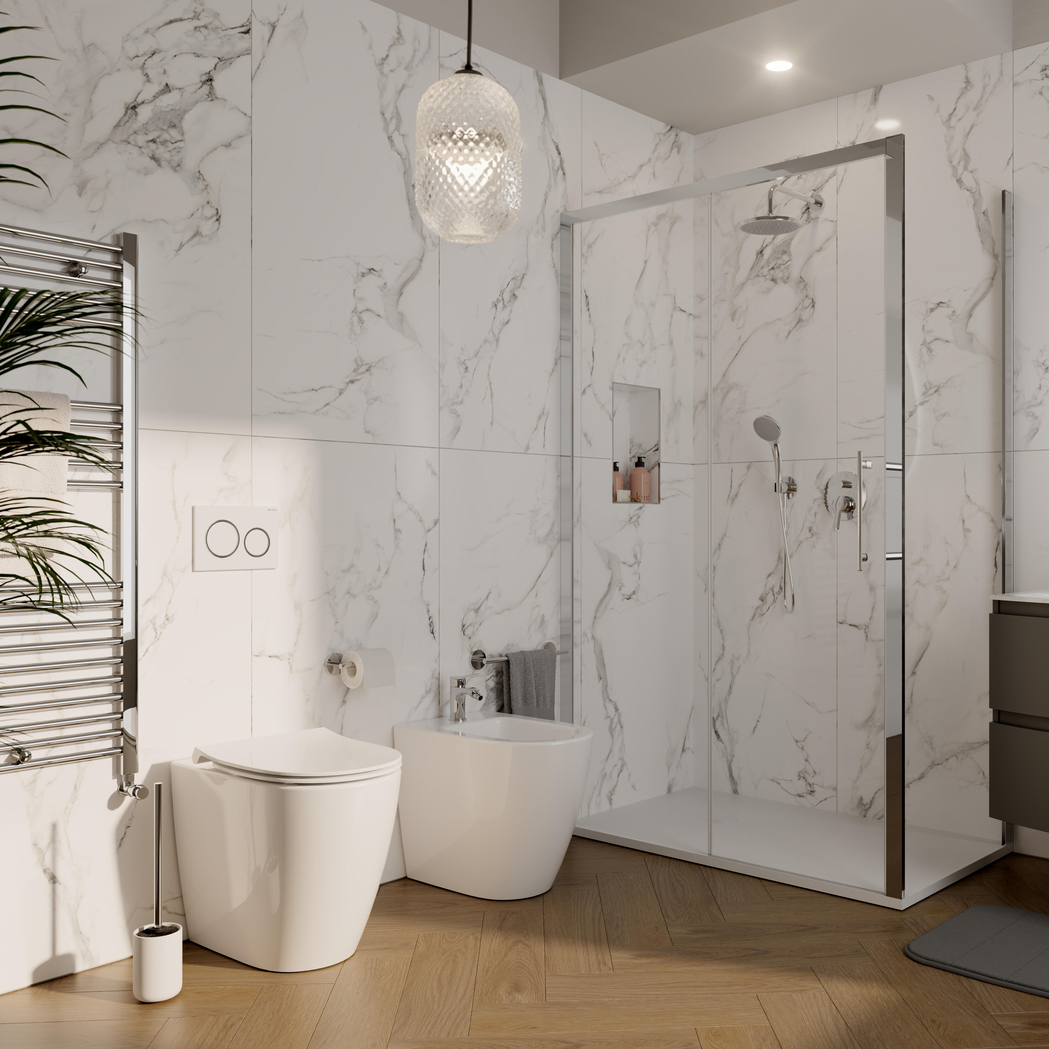 Cristal para mampara  corredera transparente Remix2 120x195 cm 6mm - 4