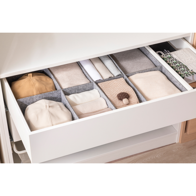 Organiseur SPACEO Evo'M P.54 cm, redécoupable, pour tiroir 40, 60 ou 80cm.