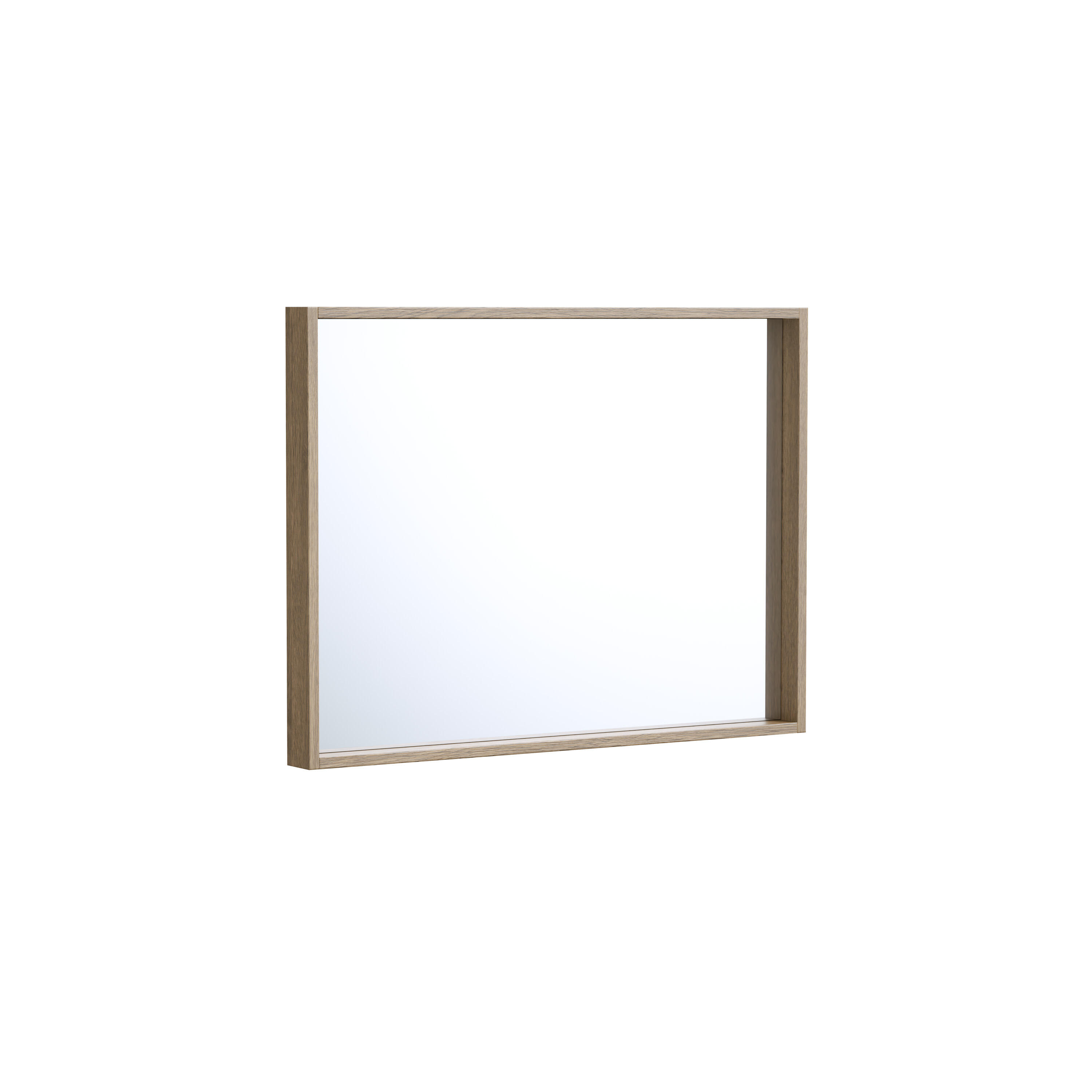 Miroir SCALA chêne, l.80xH.70cm - 3