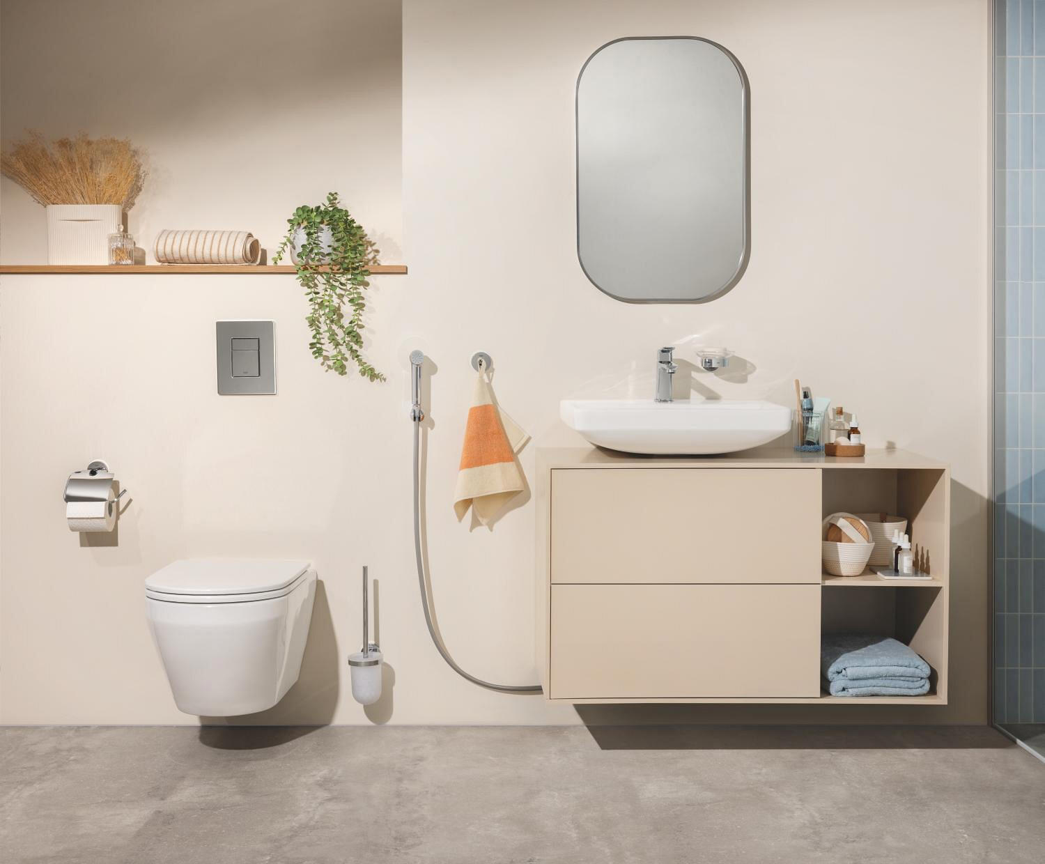 Placa de acionamento 15,6x19,7 cm cromado Grohe Even - 7