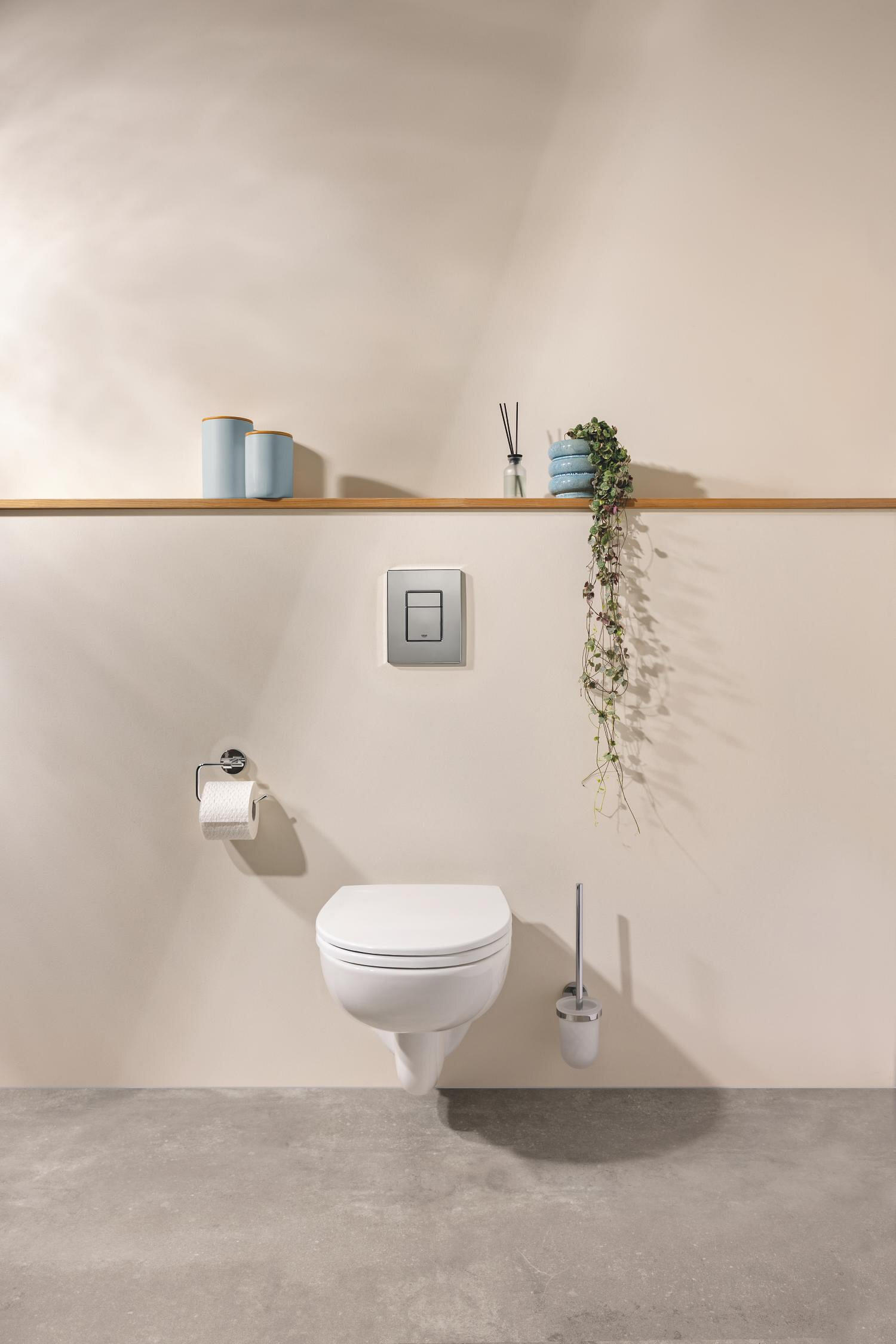 Placa de acionamento 15,6x19,7 cm cromado Grohe Even - 4