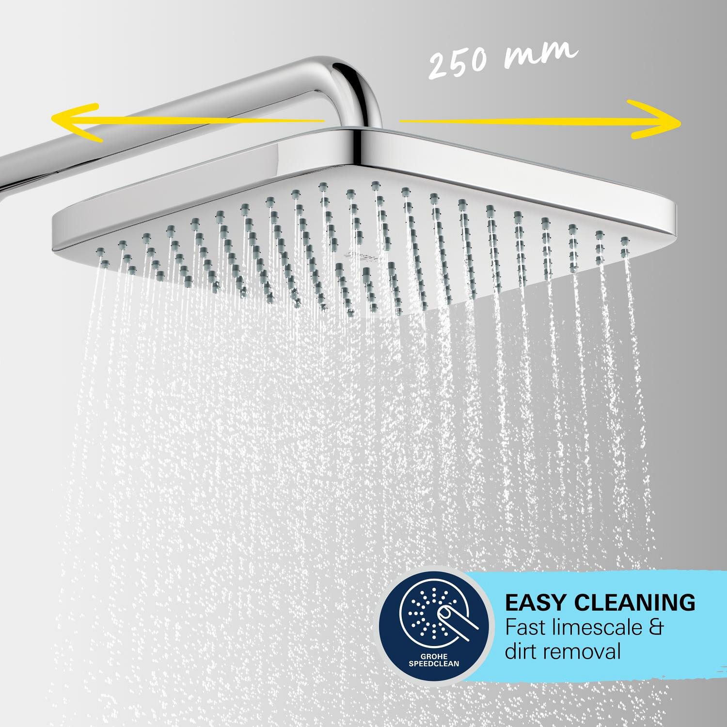 Columna de ducha  GROHE Vitalio Comfort Clova 250  cromado - 7