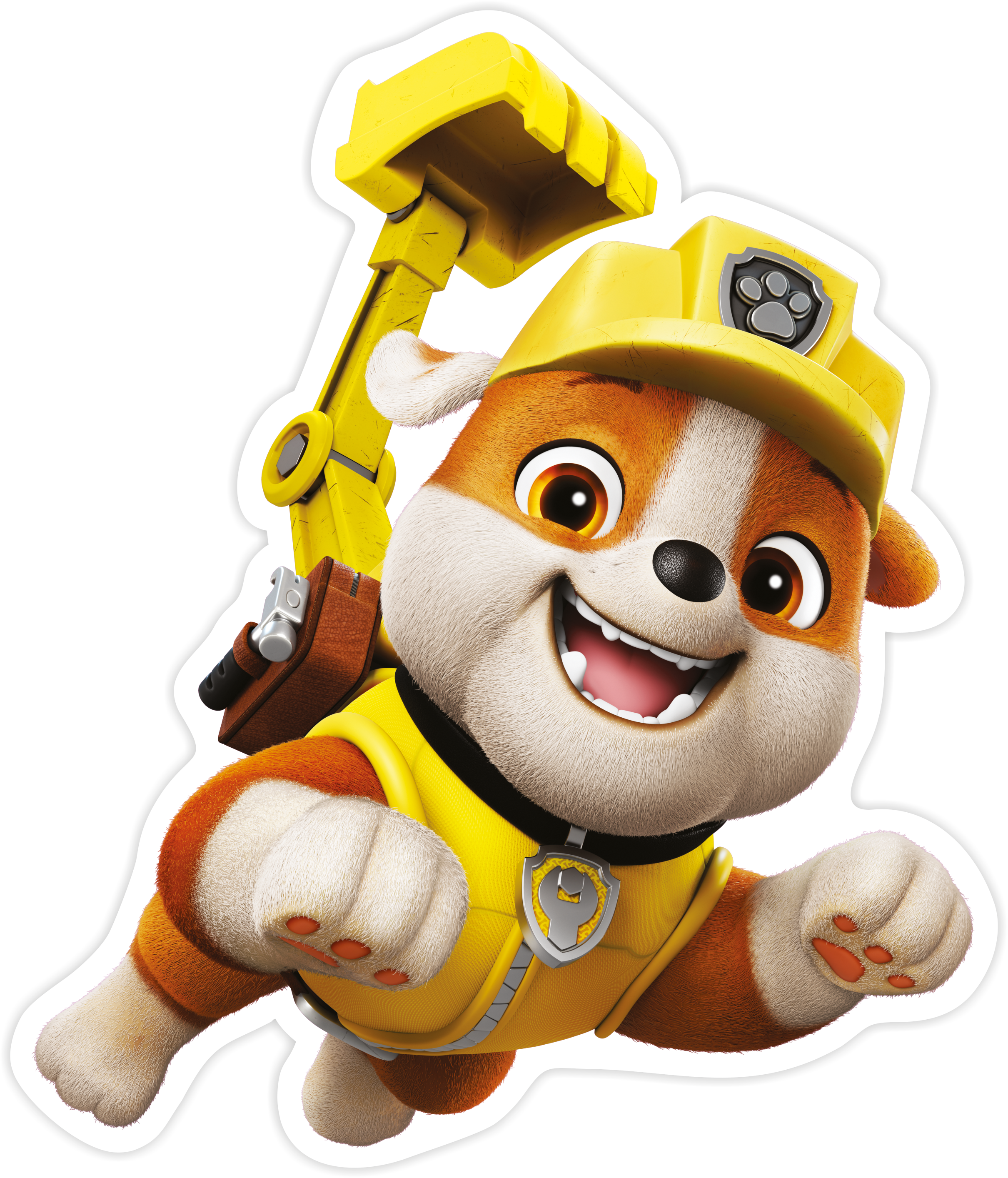 Naklejka piankowa dla dzieci Rubble w akcji Psi Patrol