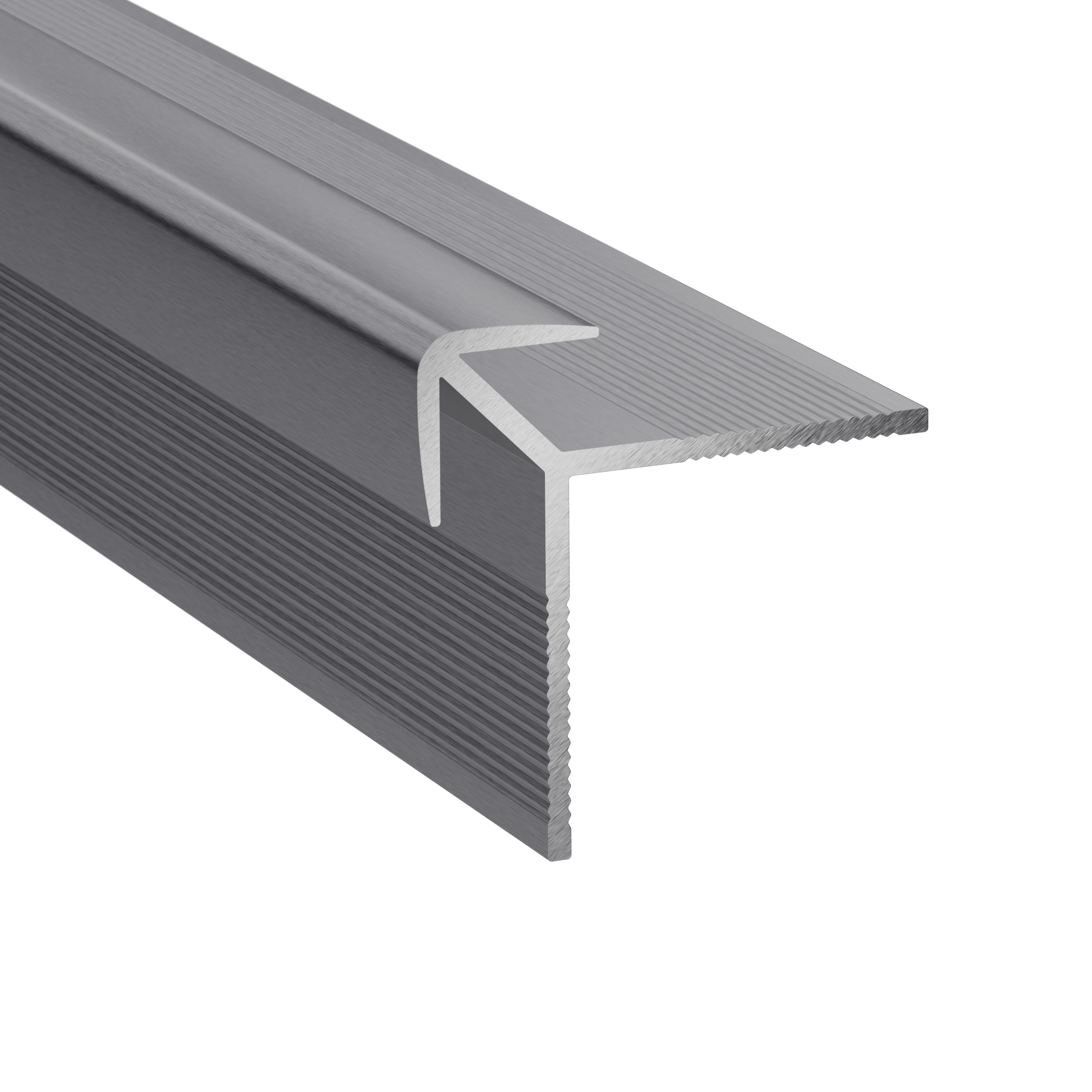 Profil zewnętrzny aluminiowy 280x2.59 cm do paneli ściennych winylowych srebrny