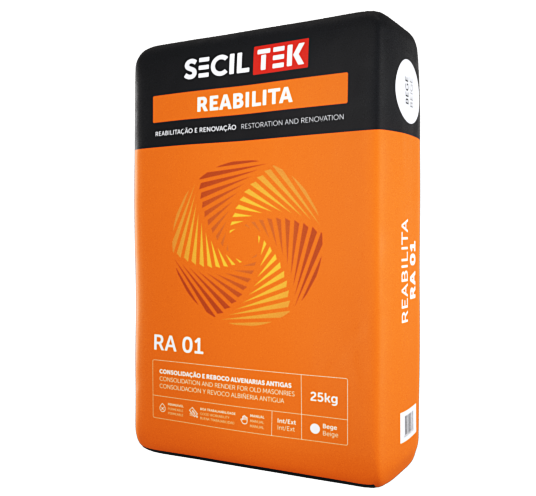 ARGAMASSA CONSOLIDAÇÃO E REBOCO RA 01 25KG