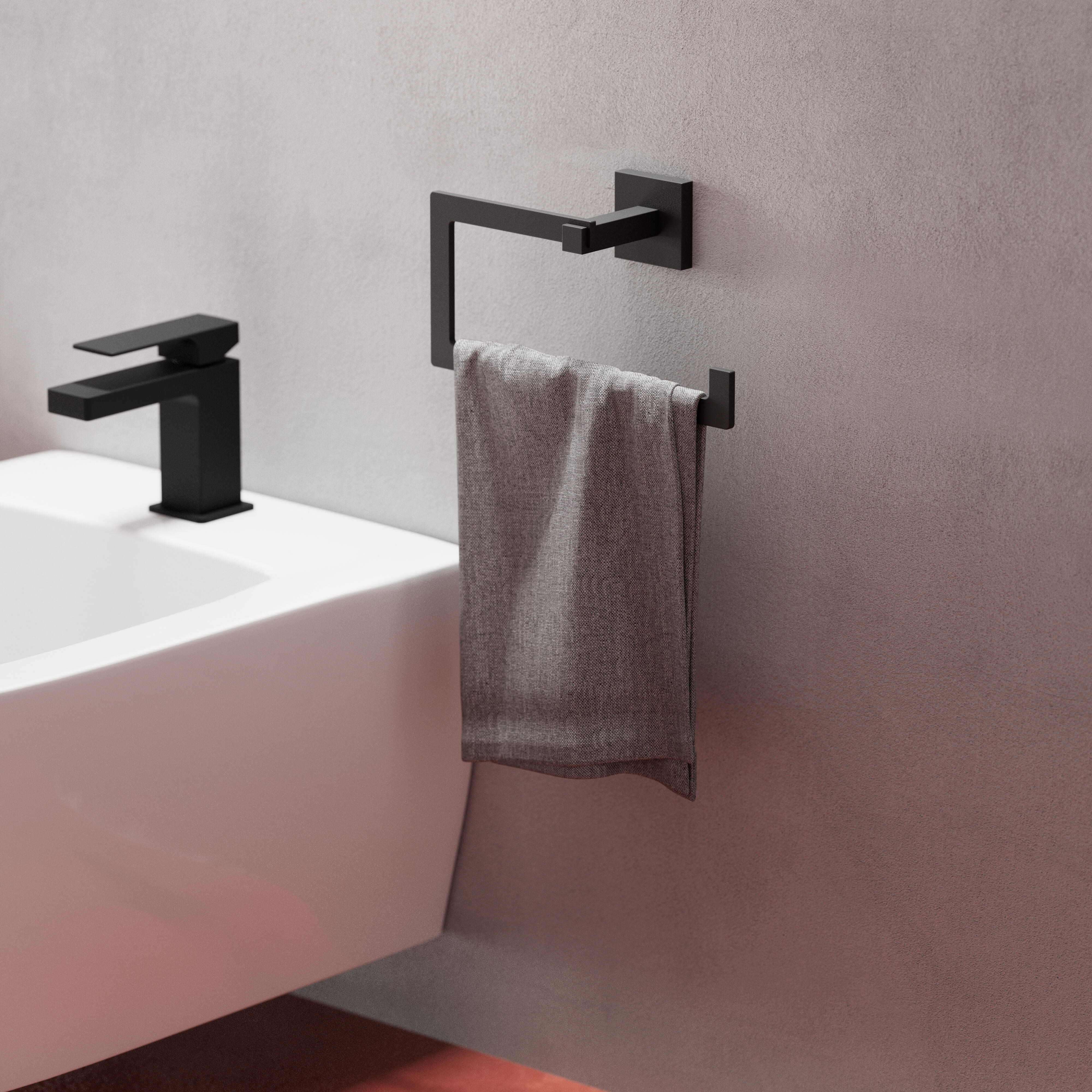 Porta salviette ad anello Trend verniciato, L 22 cm - 2
