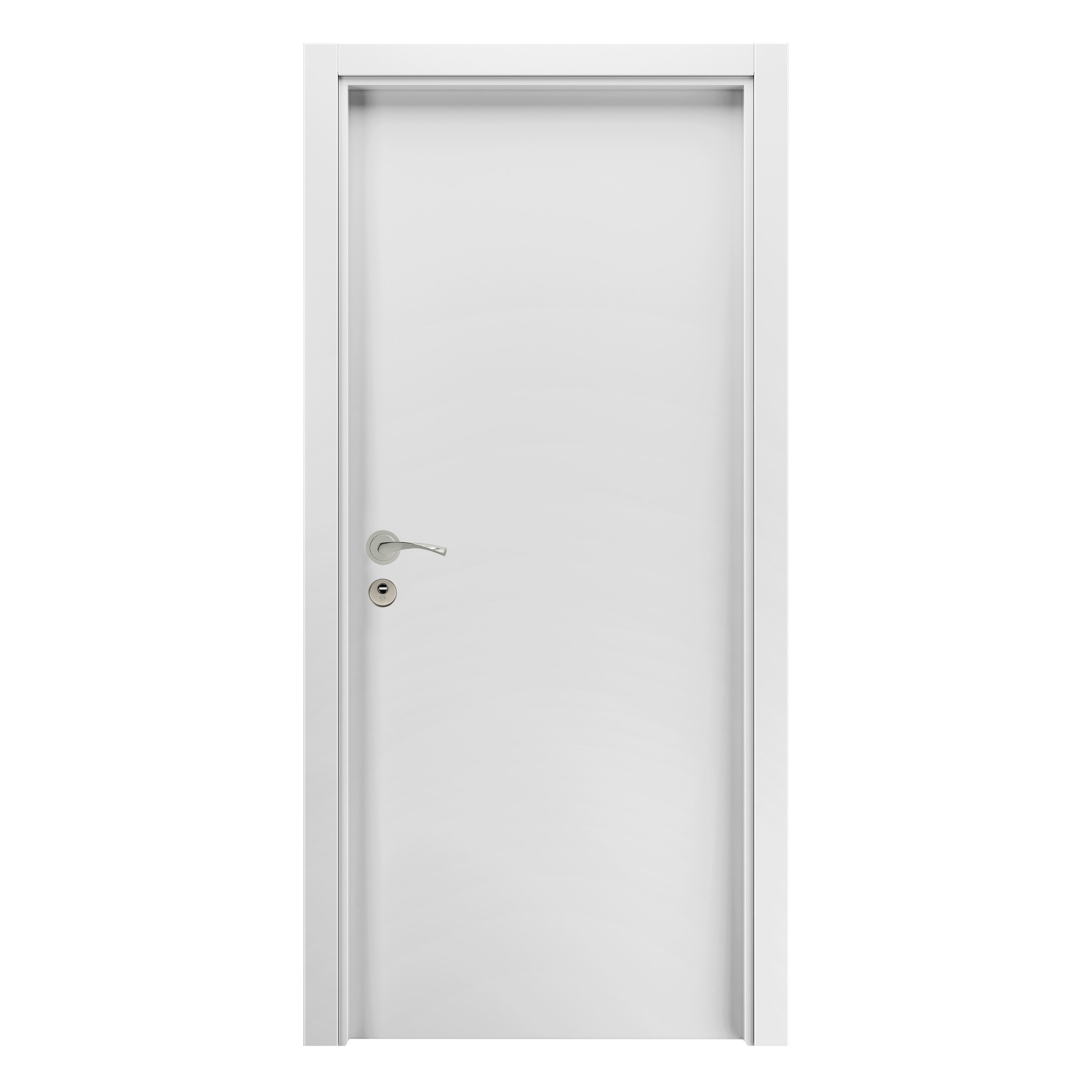BLOCO DE PORTA FINISH BRANCO LISA 200X80CM DIREITA - 2
