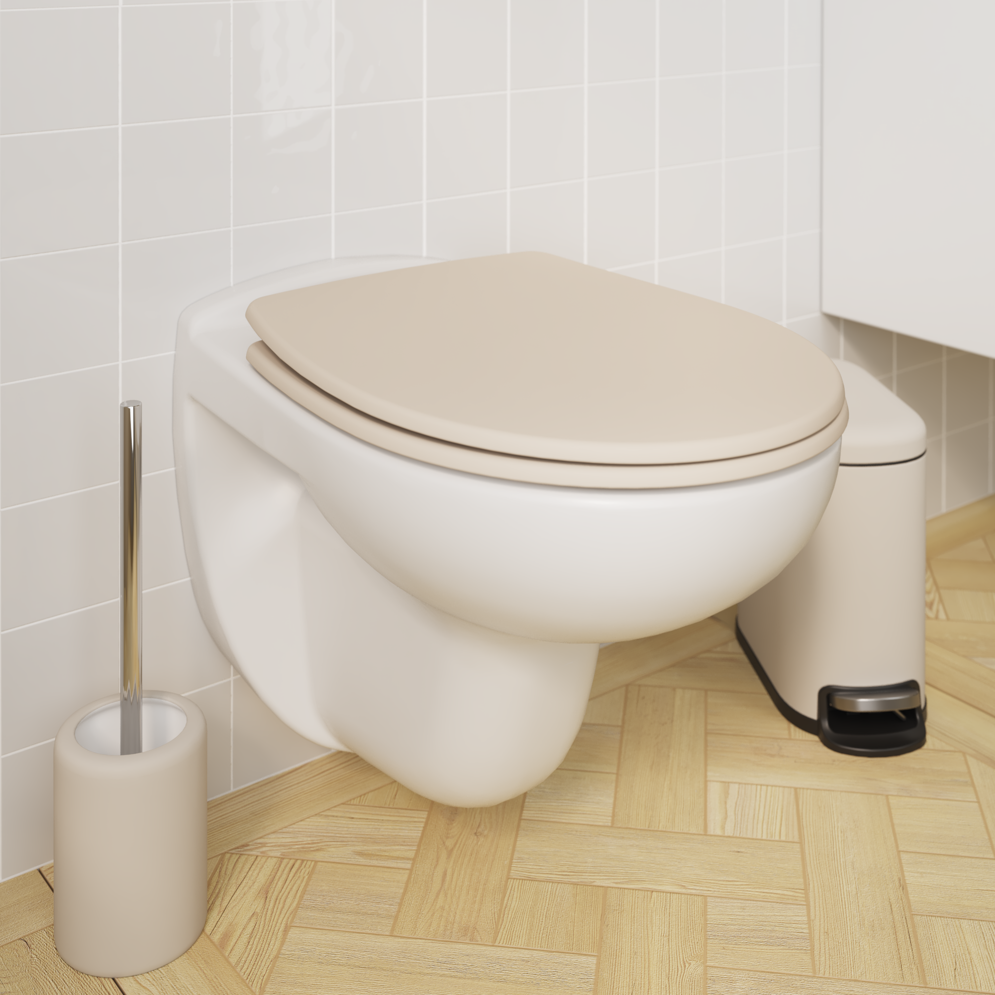 Abattant frein de chute en bois trench Purity SENSEA - 2