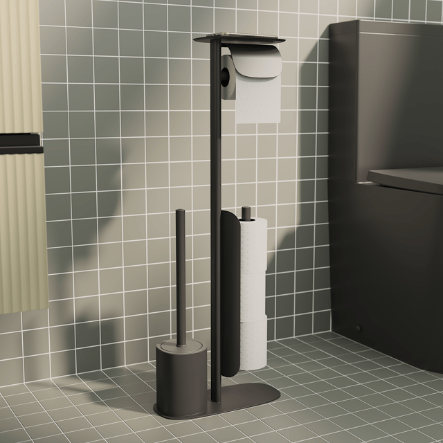Stojak na papier toaletowy i szczotkę WC Remix Sensea