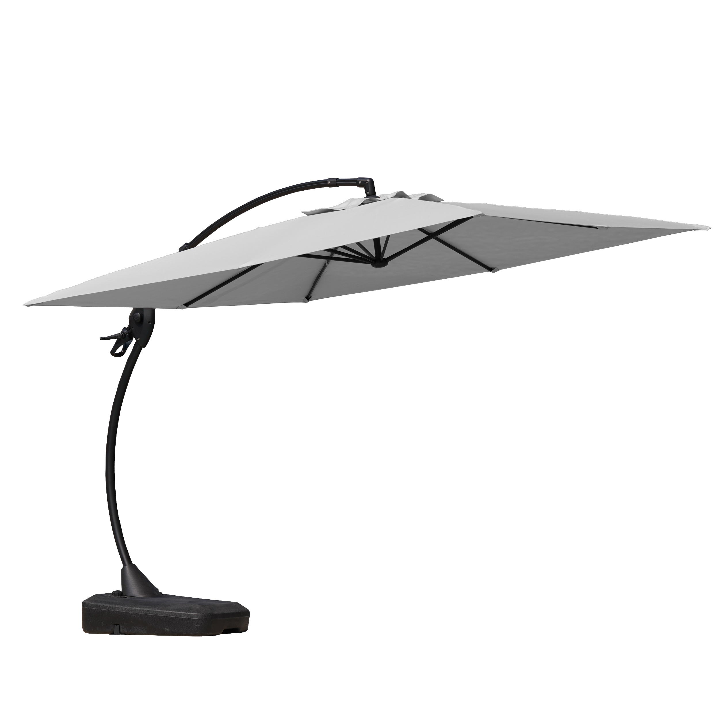 Parasol ogrodowy Solano 3x4m szary korba Esti&amp;Esta