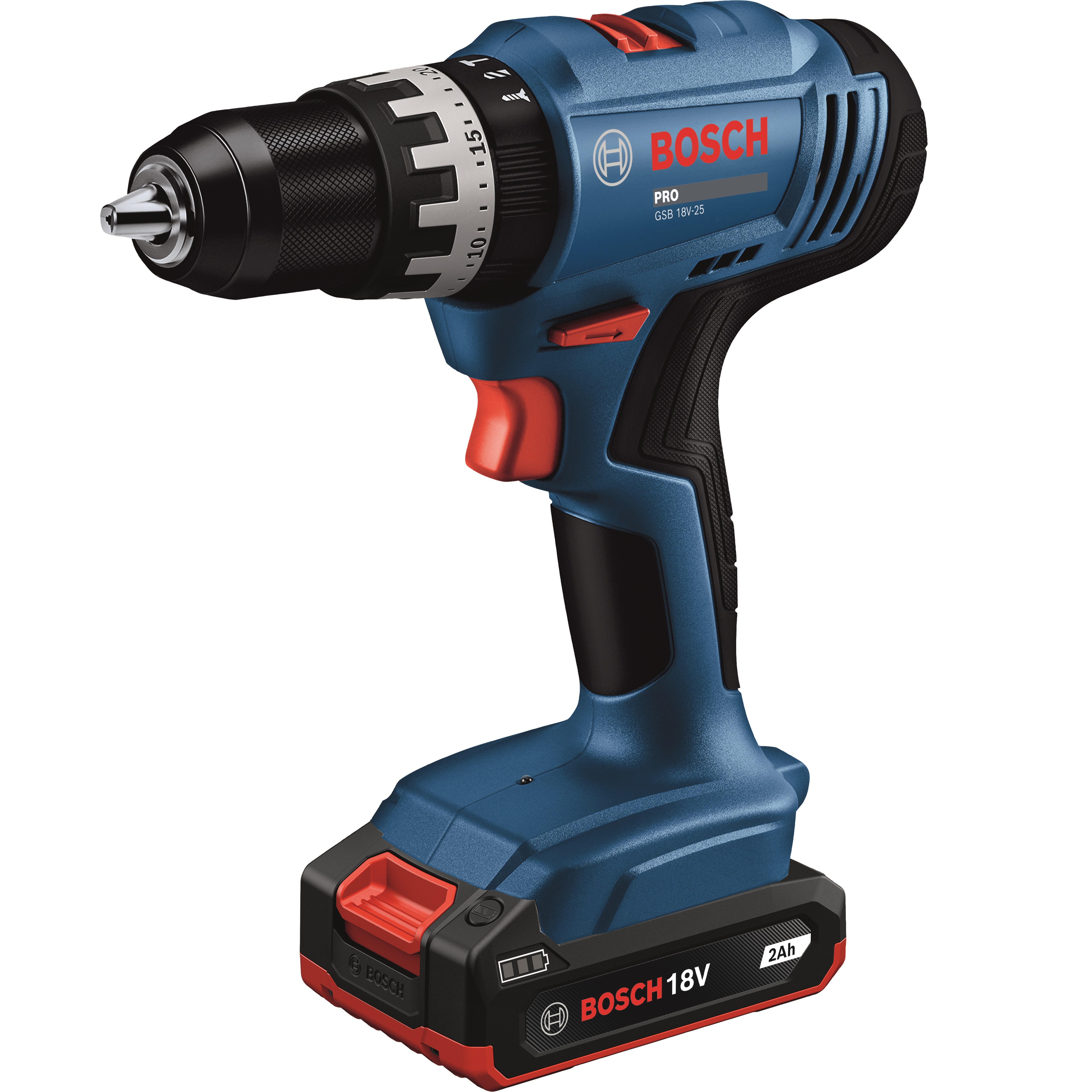 TALADRO PERCUTOR BATERÍA BOSCH GSB 18V-25 18V 1X2AH Y 1X4AH - 3