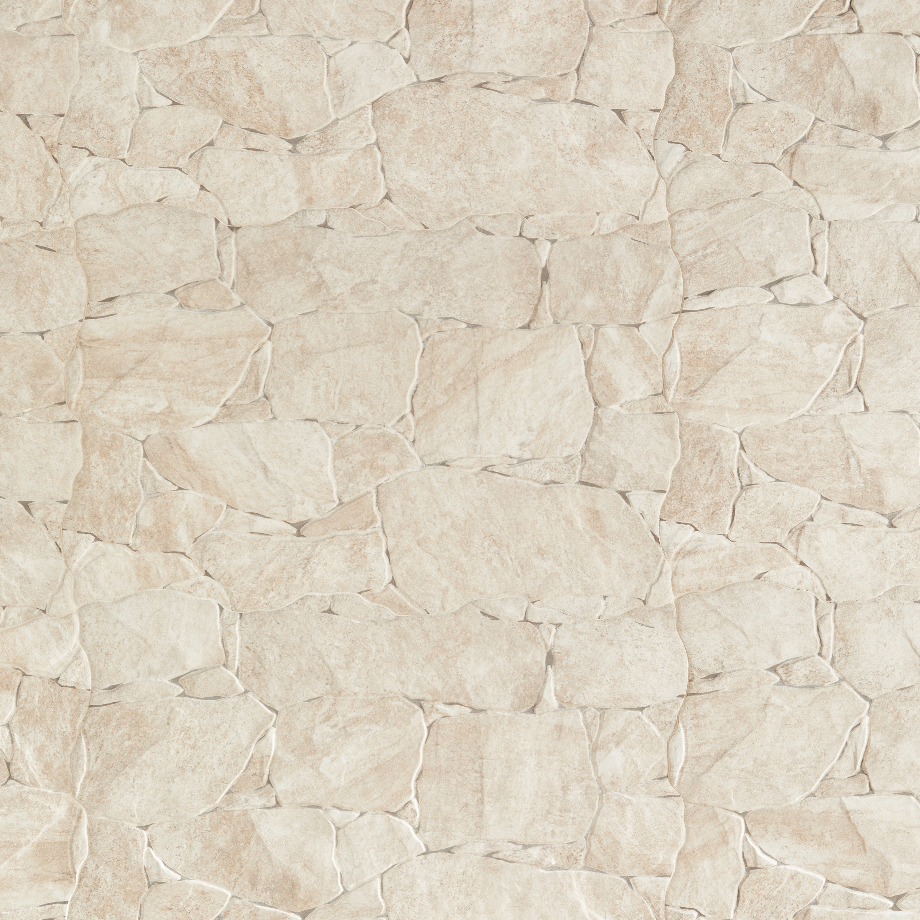 Carrelage mur extérieur / mur intérieur effet pierre ivoire Cook l.32 x L.48 cm  - 10