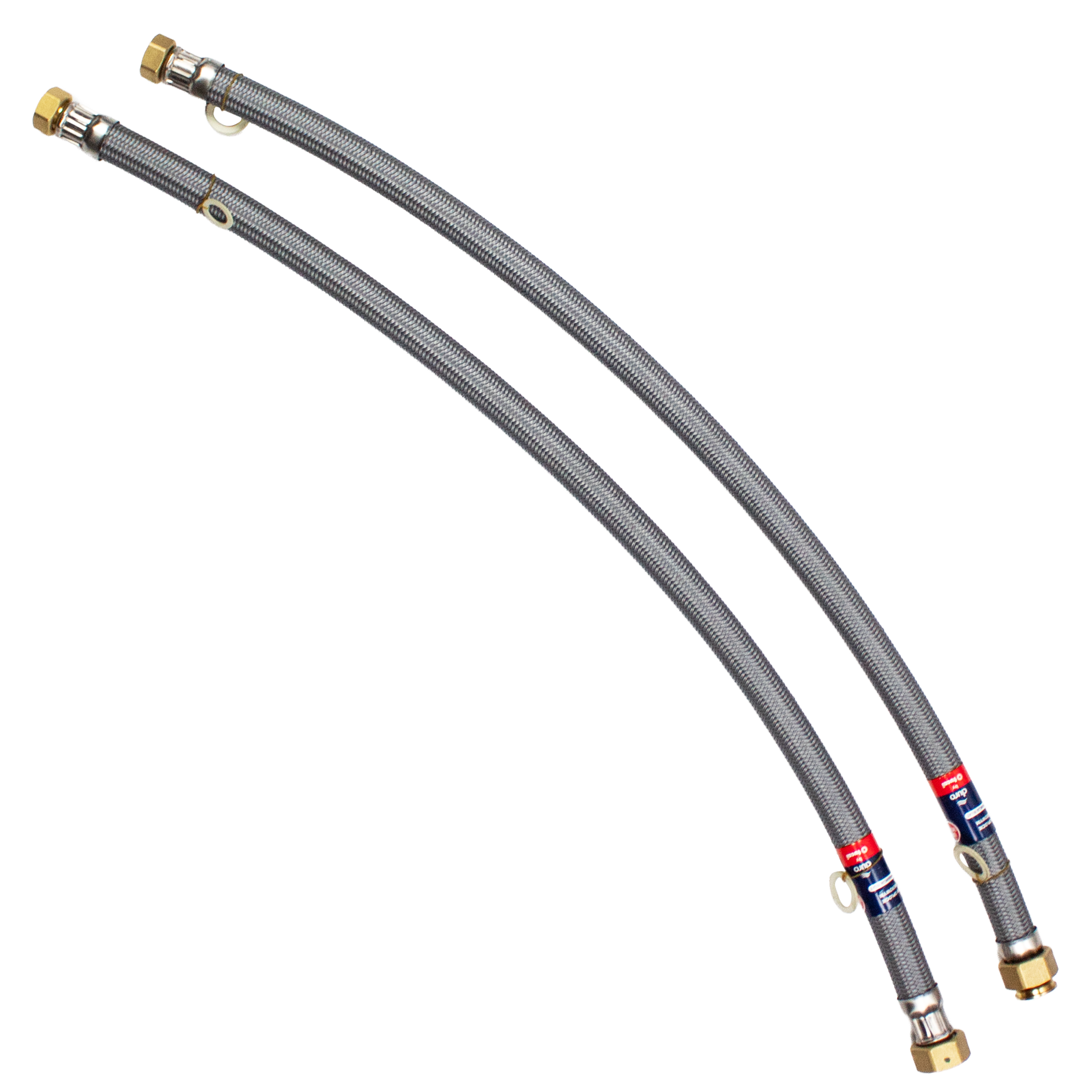 Wąż doprowadzający wodę w oplocie 1-3/4" 90cm 2 szt Duro