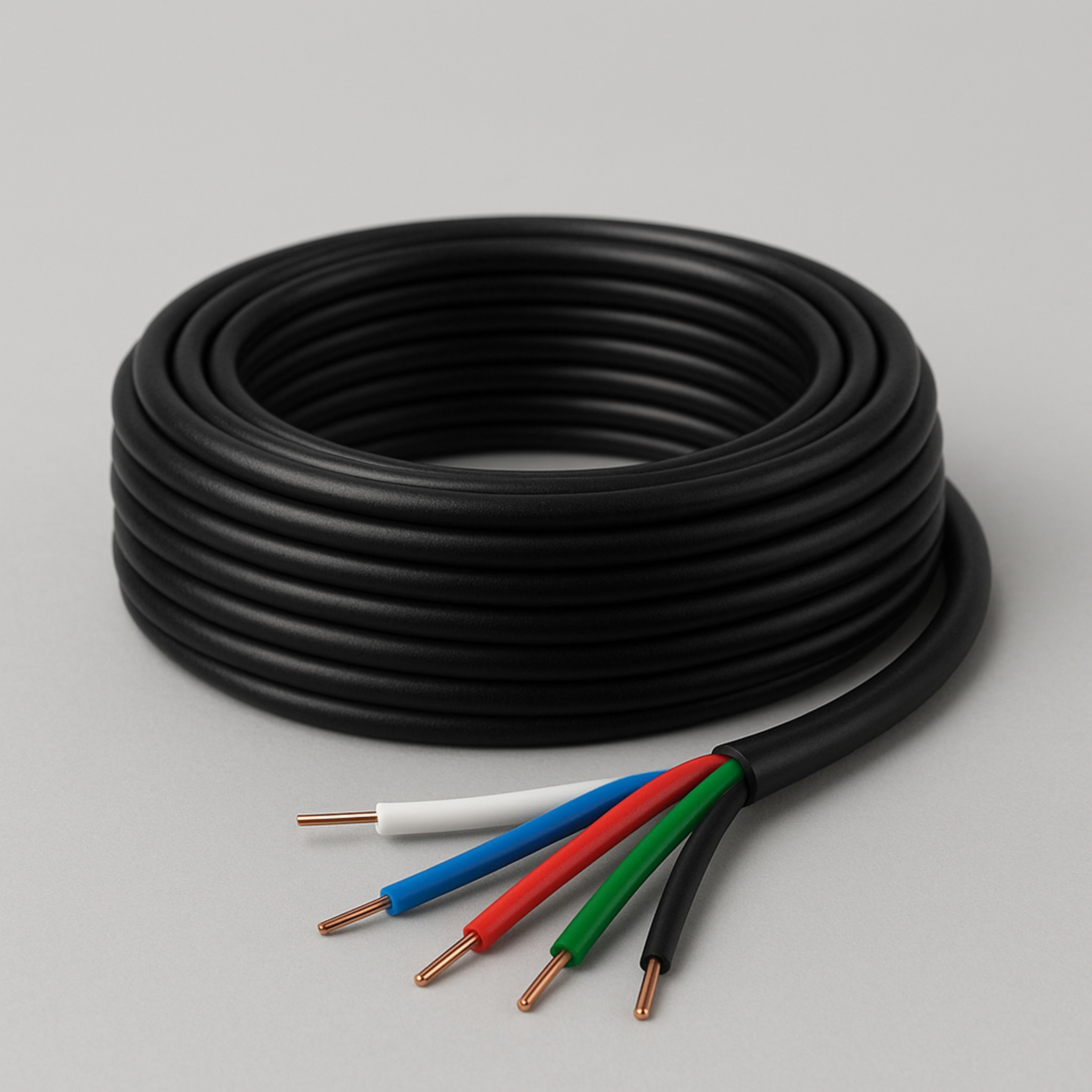 CABLE DE CONEXIÓN 4 VALVULAS 5X0,8MM 15M - 3