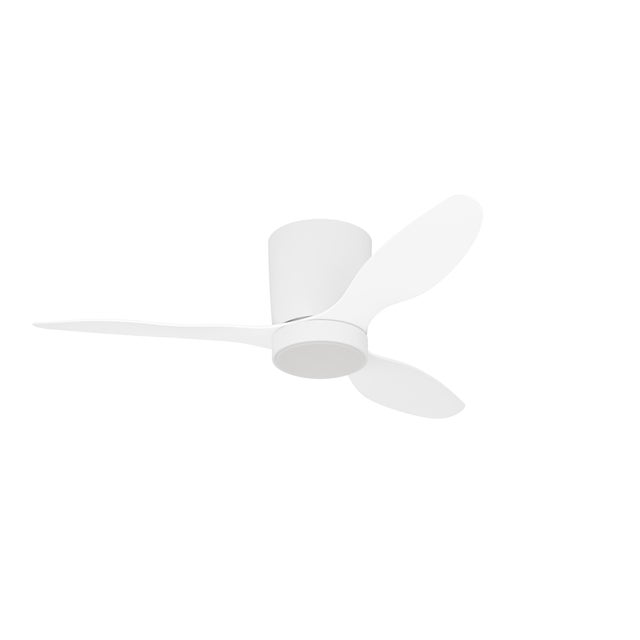 Ventilateur de plafond LED silencieux, Baracares, 106 cm, EGLO, blanc