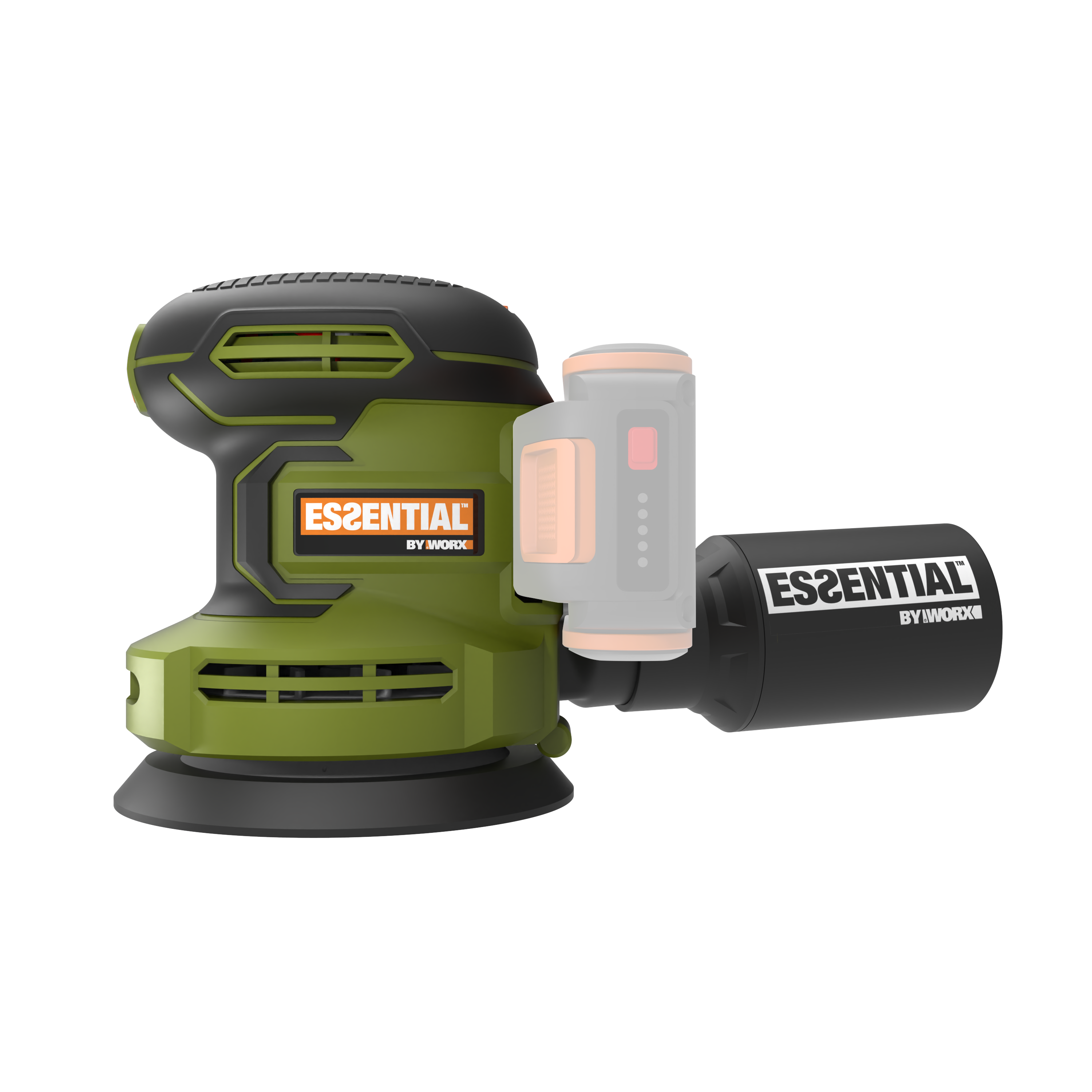 Ponceuse orbitale sans fil WORX Es825.9 20 V 2 Ah - 2