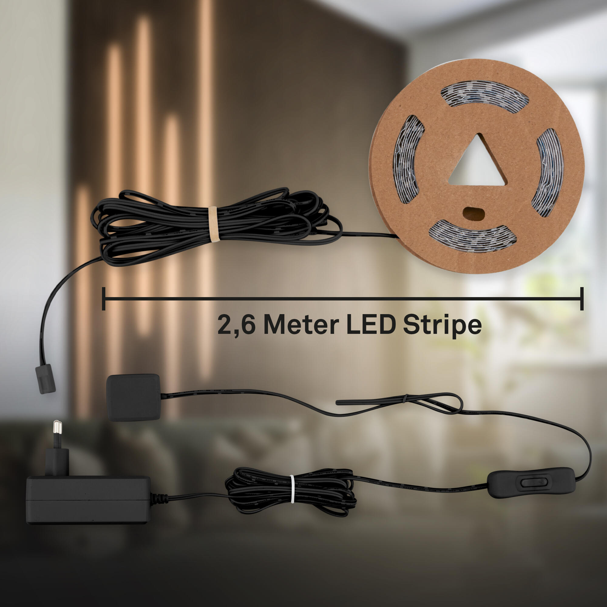 Kit tira LED 24V Pimp Your Panel BRILONER IP20 apto para zonas secas 1300 lm luz blanco cálido 3000K 2.625 metros corte c/12.5cm - 5