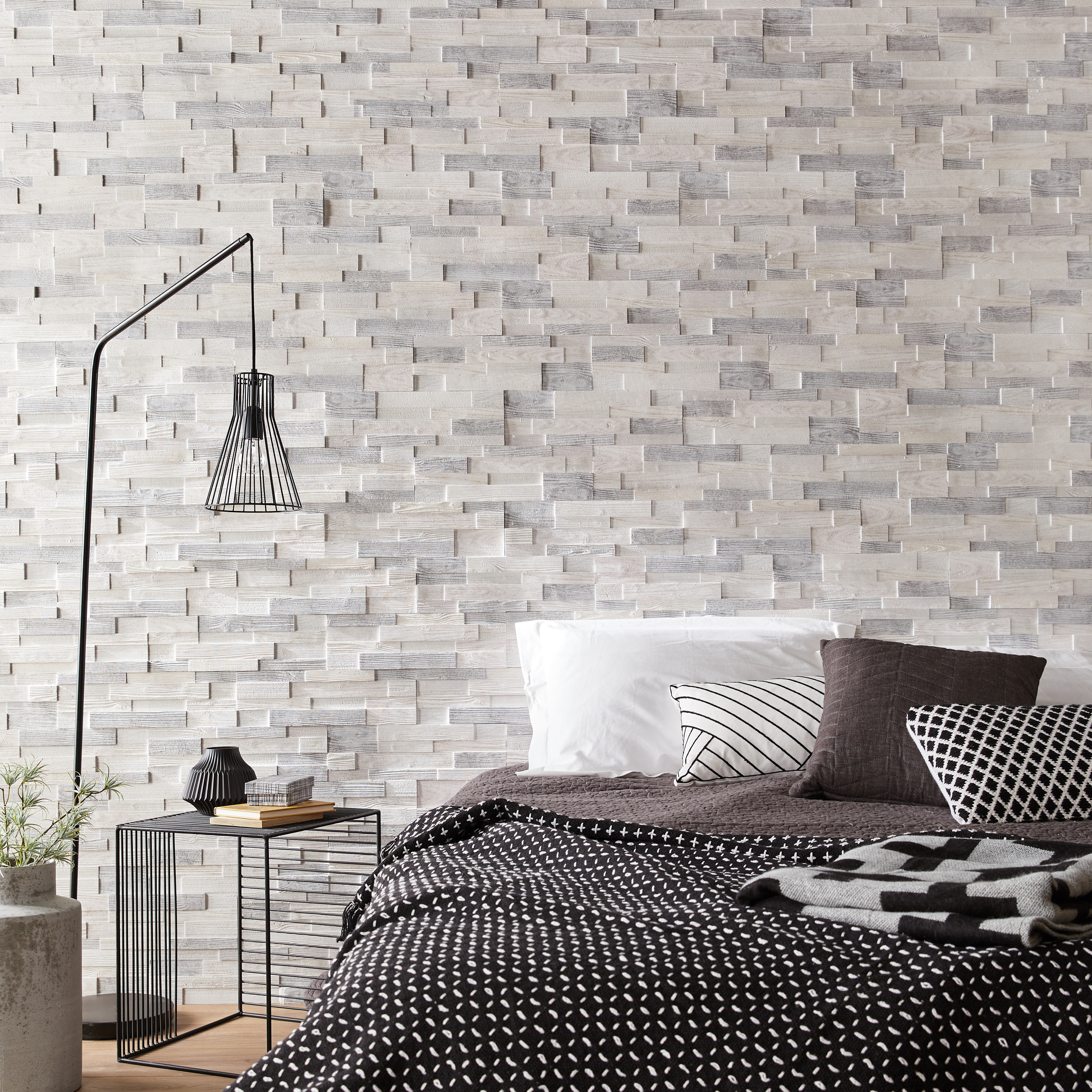 Revestimiento plaster 12x40 cm tanaga gris artens