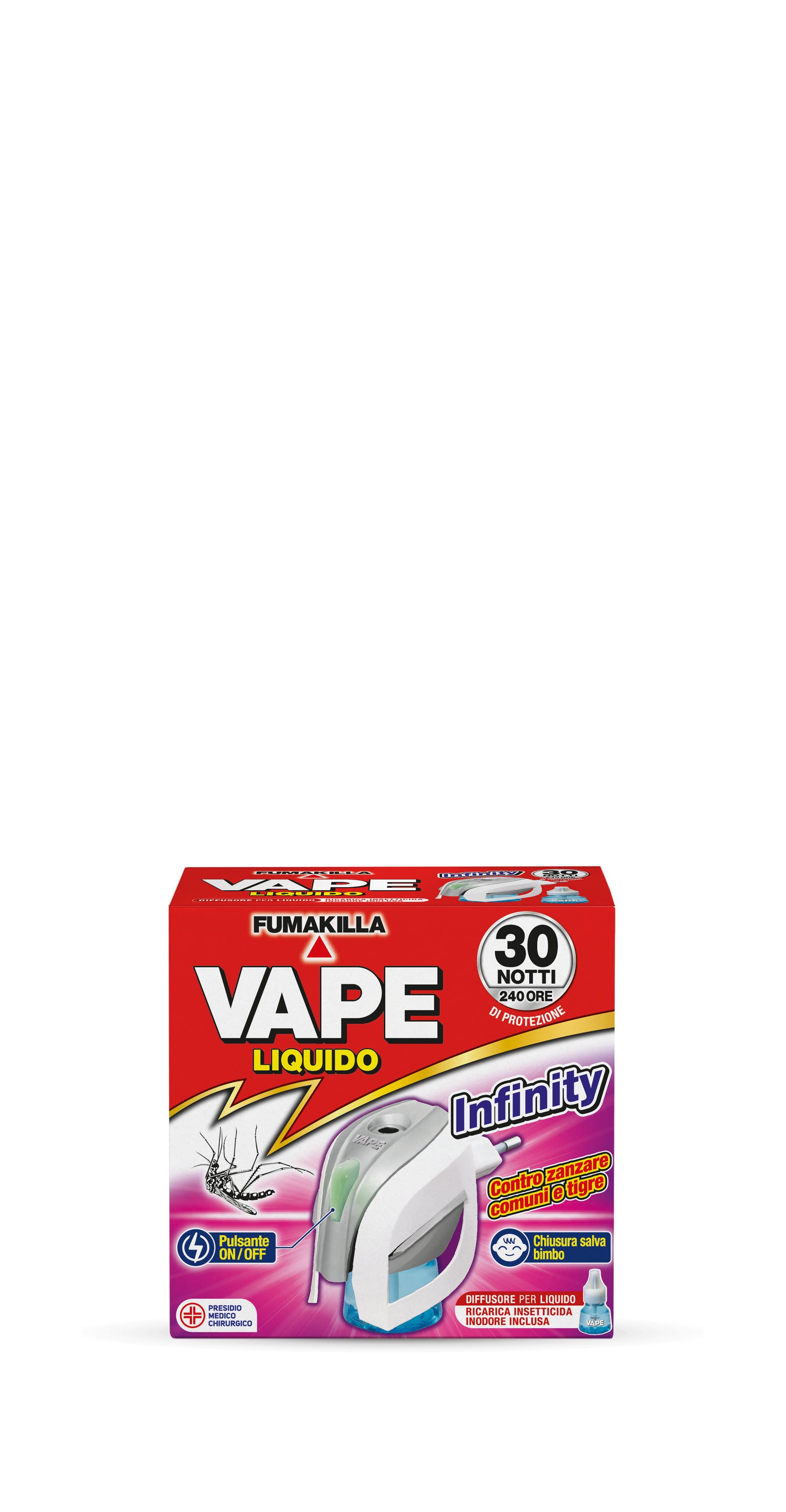 Diffusore repellente liquido per zanzare VAPE Infinity 30 notti | Leroy Merlin Diffusore repellente liquido per zanzare VAPE Infinity 30 notti | Leroy Merlin