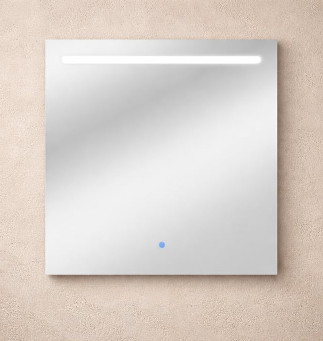 ESPEJO DE BAÑO CON LUZ LED ECO 80X80CM