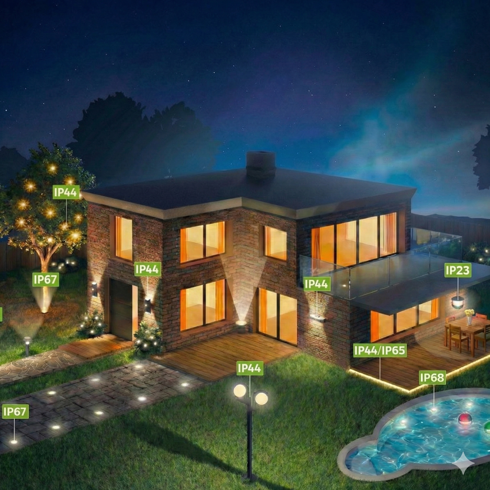 indice protection eclairage extérieur - 5