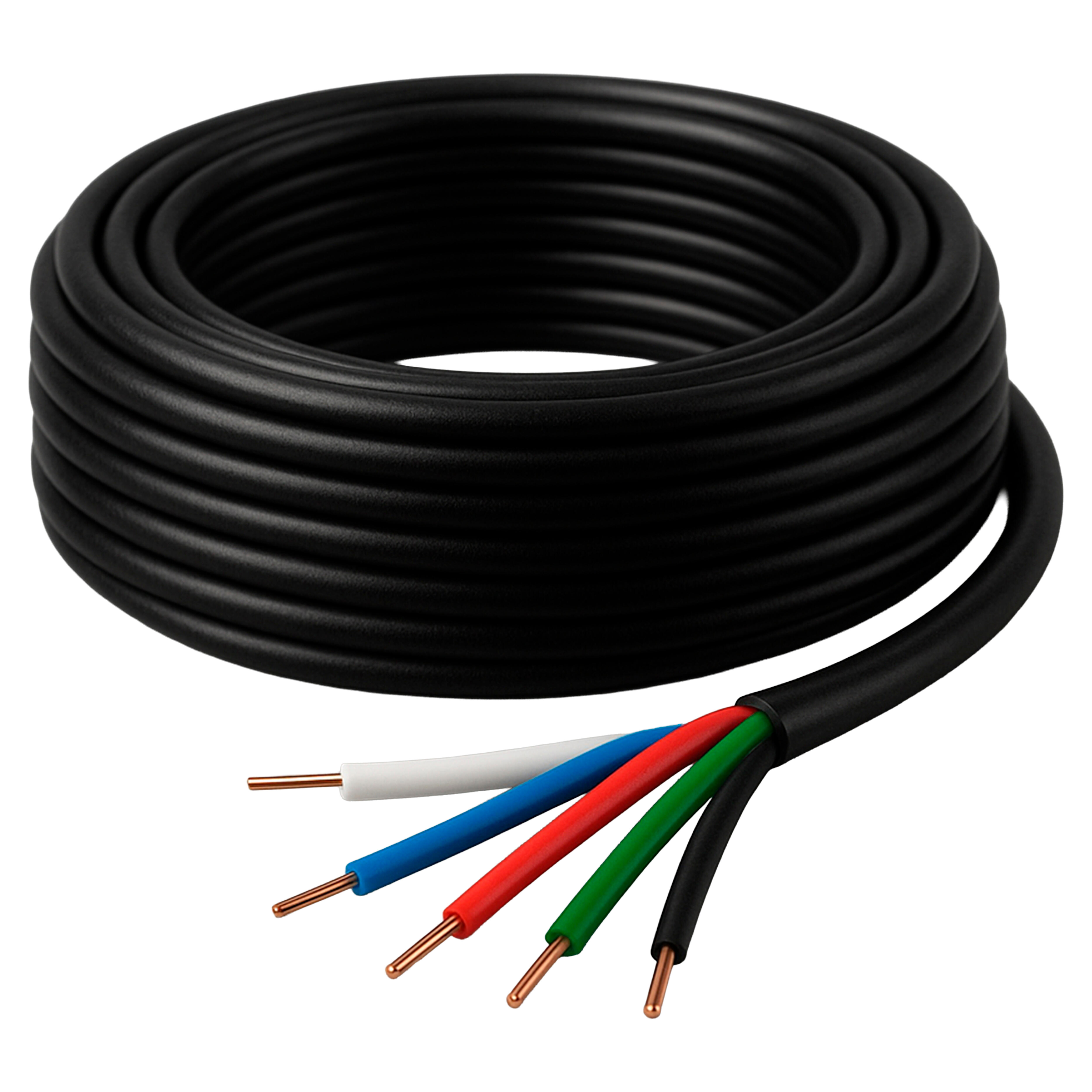CABLE DE CONEXIÓN 4 VALVULAS 5X0,8MM 15M - 2